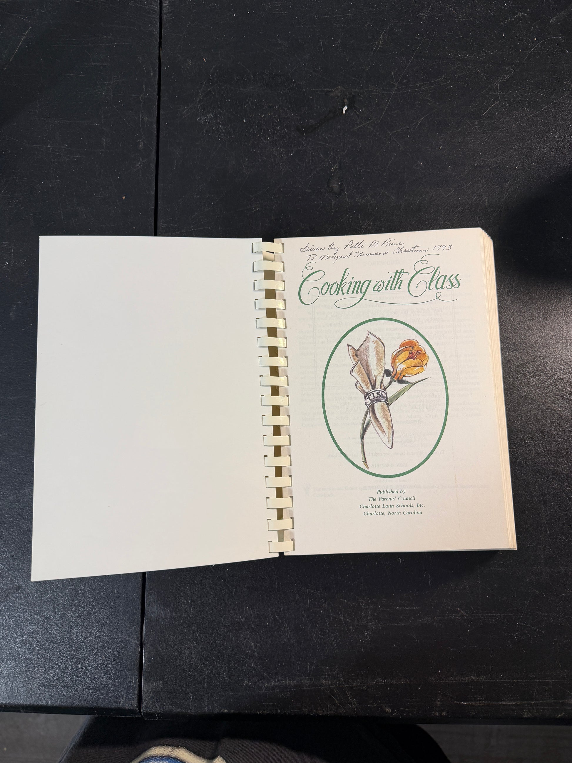 Charlotte Latin Schools, Inc. Cooking with Class First Printing Cookbook - photo 3