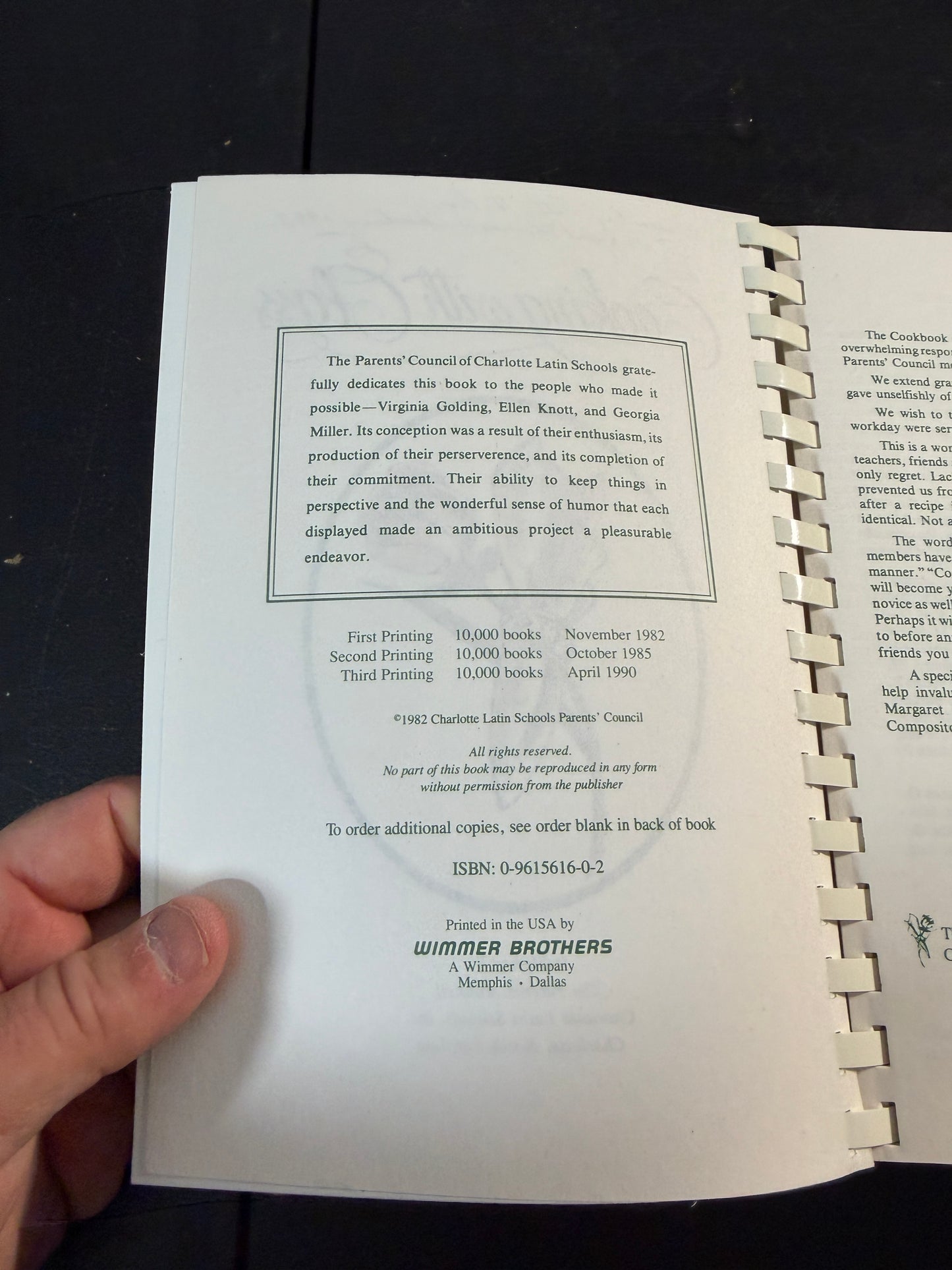 Charlotte Latin Schools, Inc. Cooking with Class First Printing Cookbook - photo 4