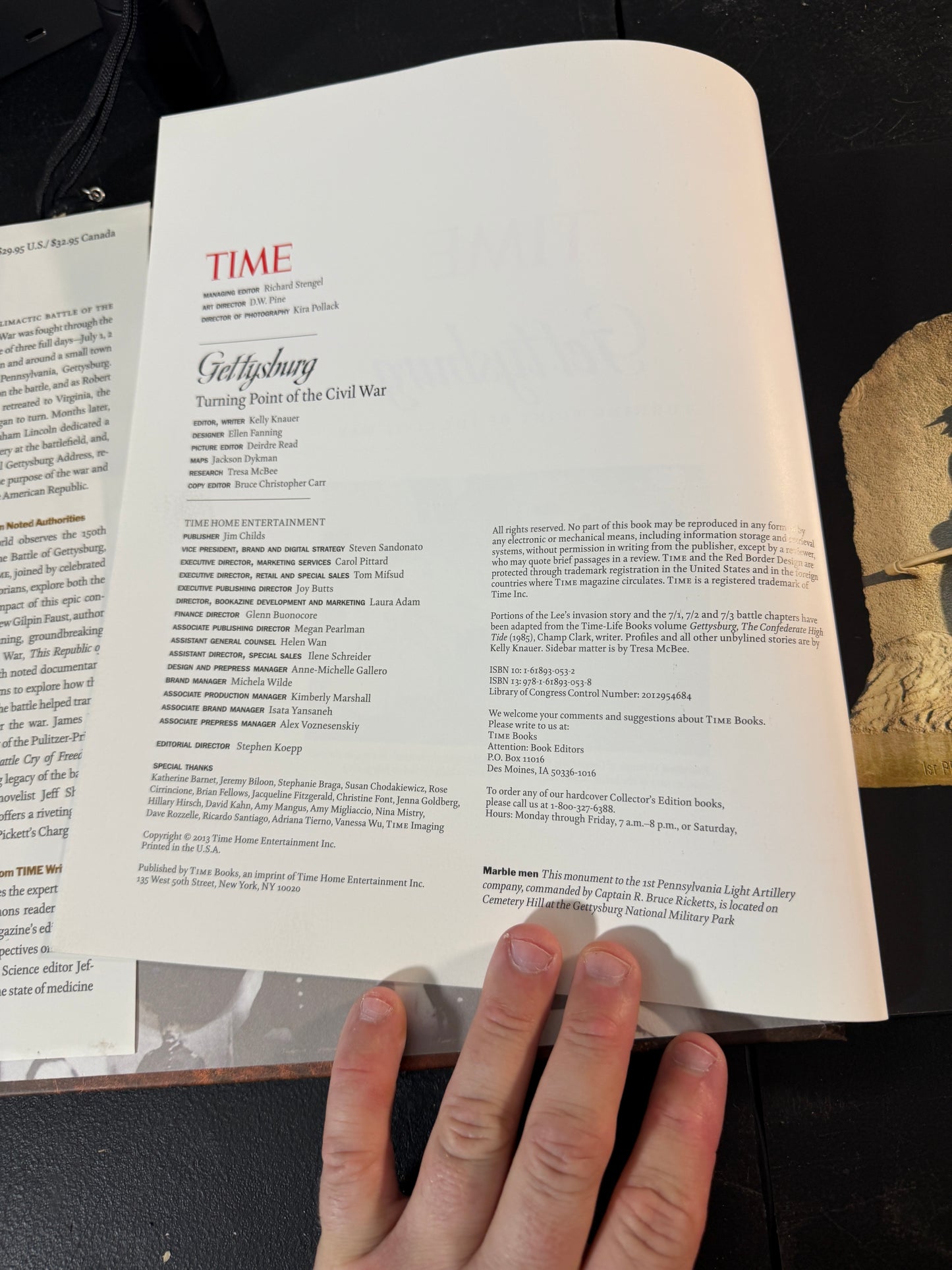 Kelly Knauer Gettysburg 150th Anniversary Tribute Book - photo 3