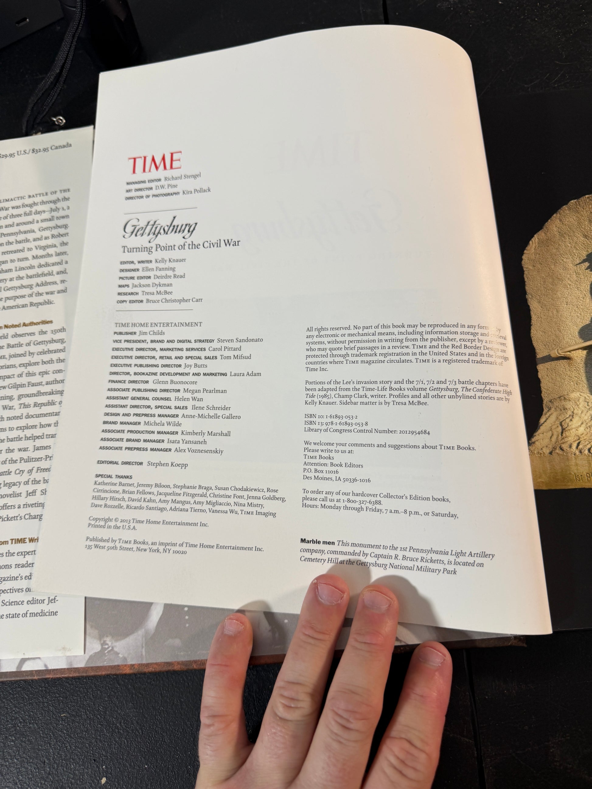 Kelly Knauer Gettysburg 150th Anniversary Tribute Book - photo 3