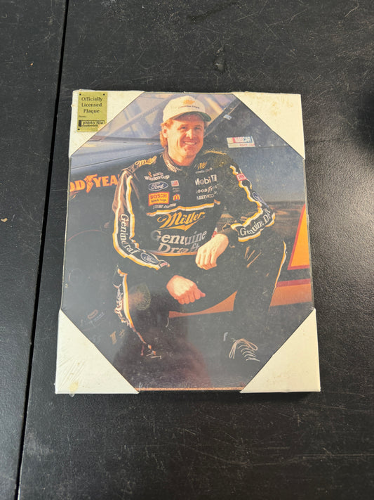 Rusty Wallace Miller Genuine Draft NASCAR Photo Plaque