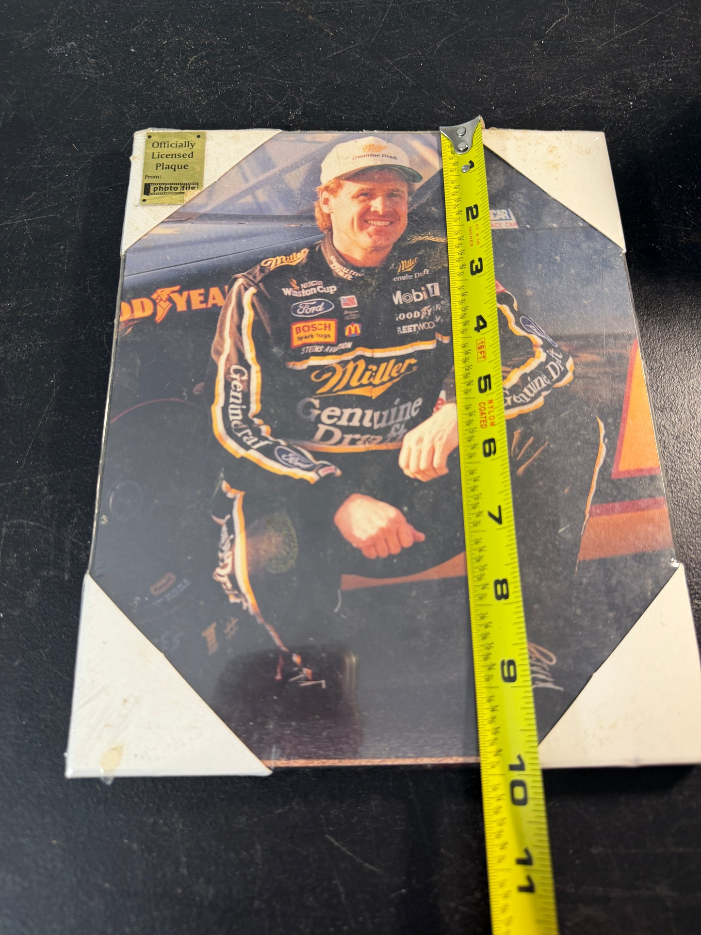 Rusty Wallace Miller Genuine Draft NASCAR Photo Plaque - photo 3