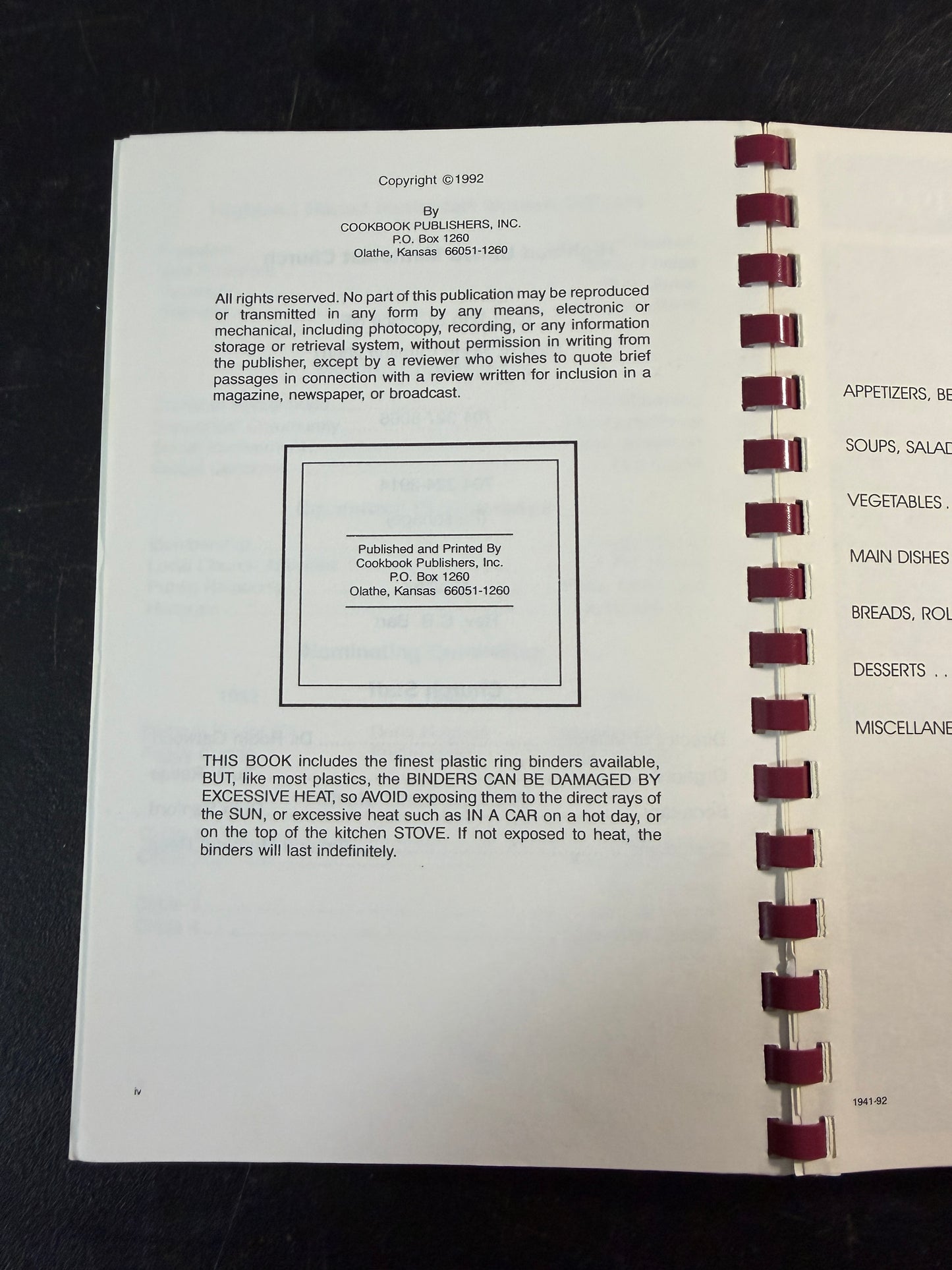 United Methodist Women's Cookbook - photo 3