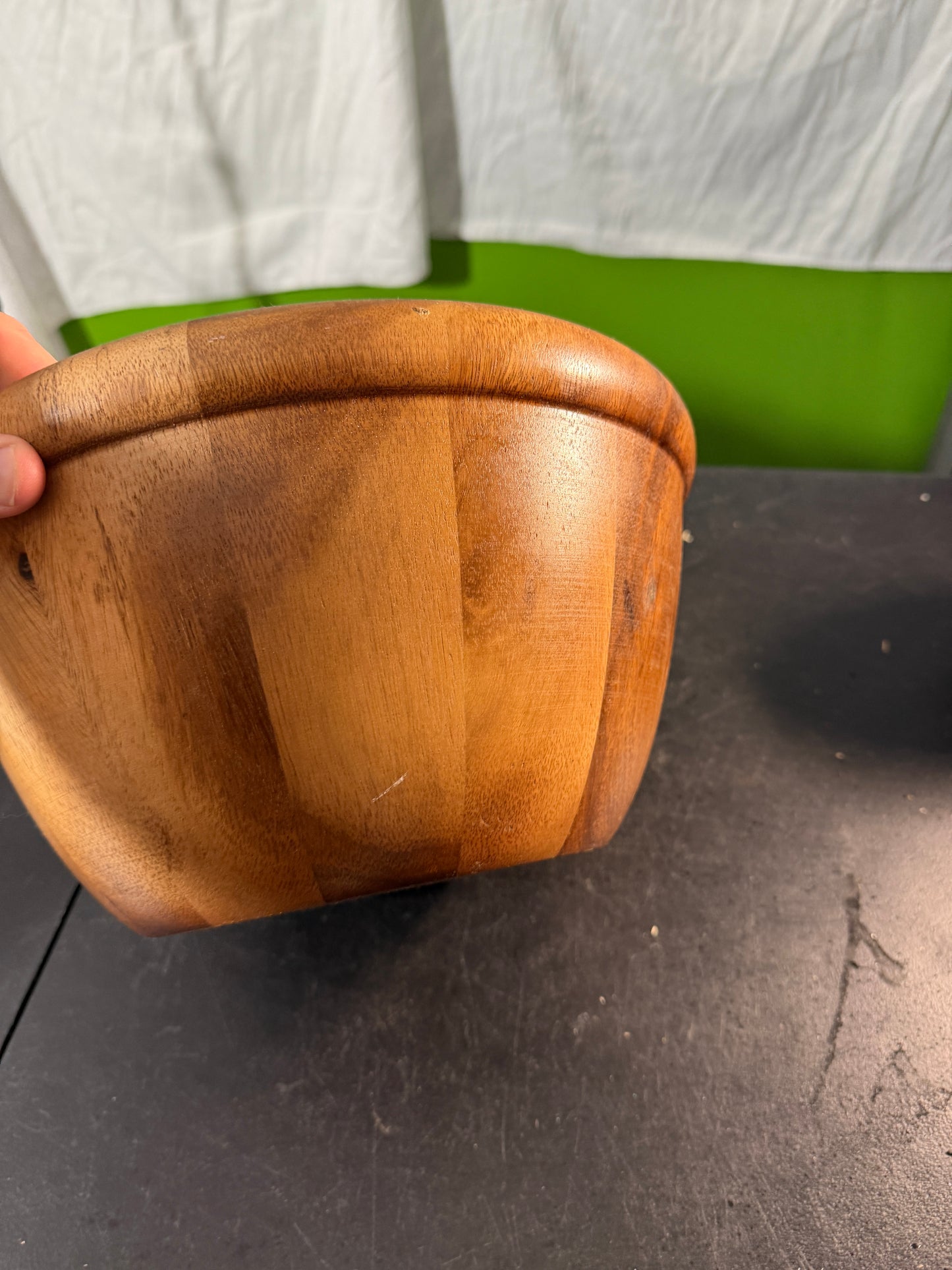 Bella Vineyard Heritage Mint Ltd Wooden Bowl with Grape Handle - photo 6