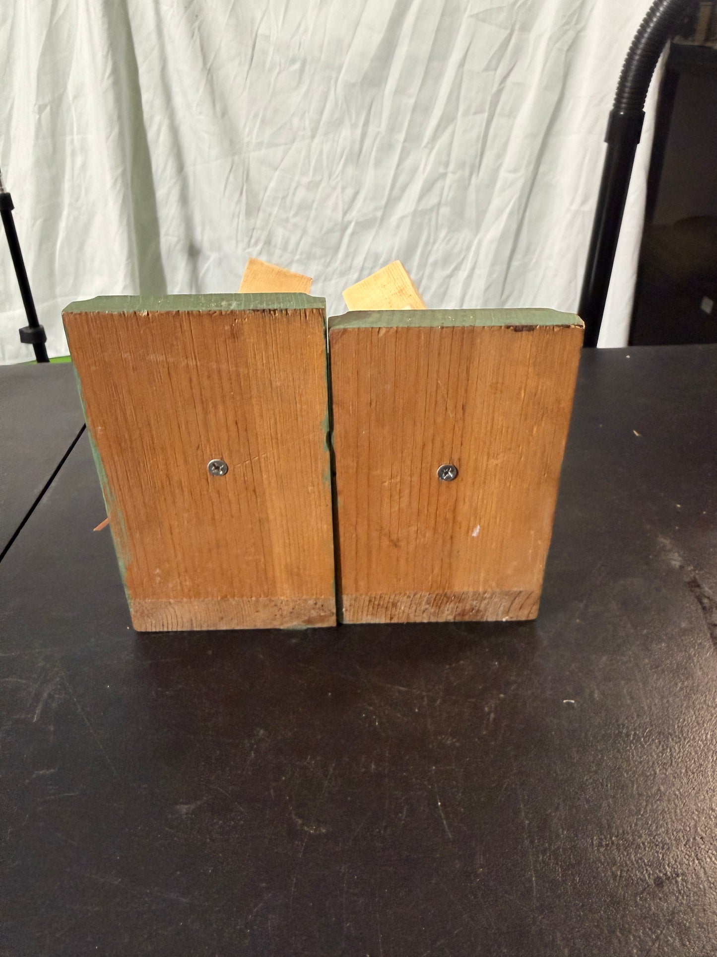 Wooden Bunny Bookends with Floral Accents - photo 9