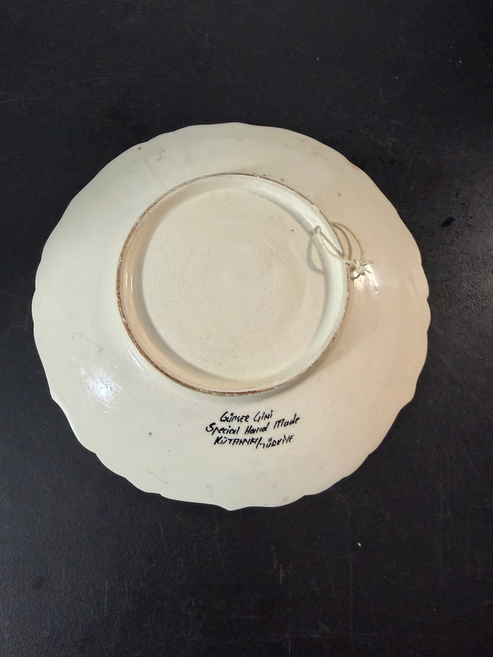 Günser Gini Special Hand Made Decorative Plate 10 inches - photo 2
