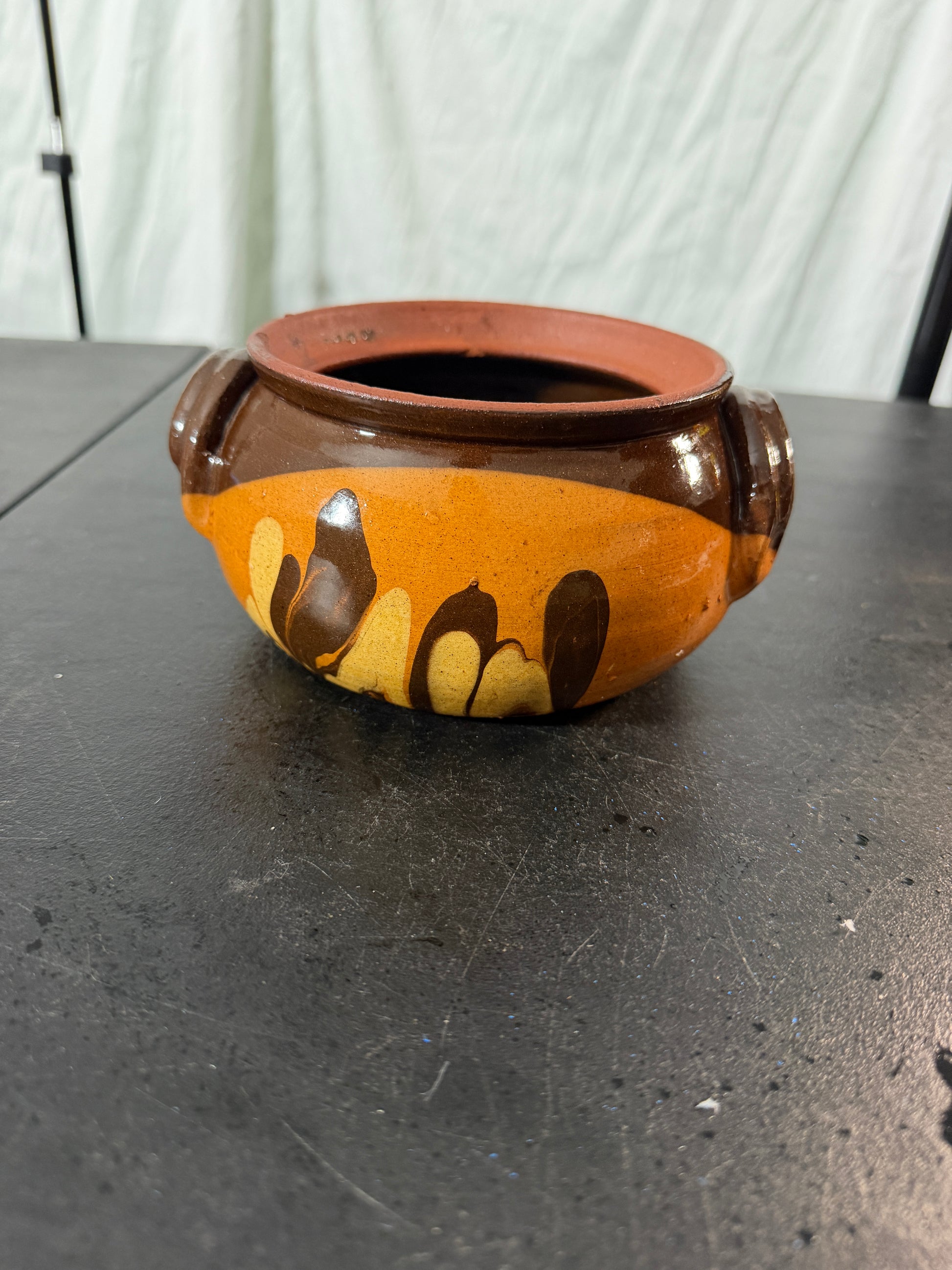 Handcrafted Clay Pot with Side Handles - photo 3