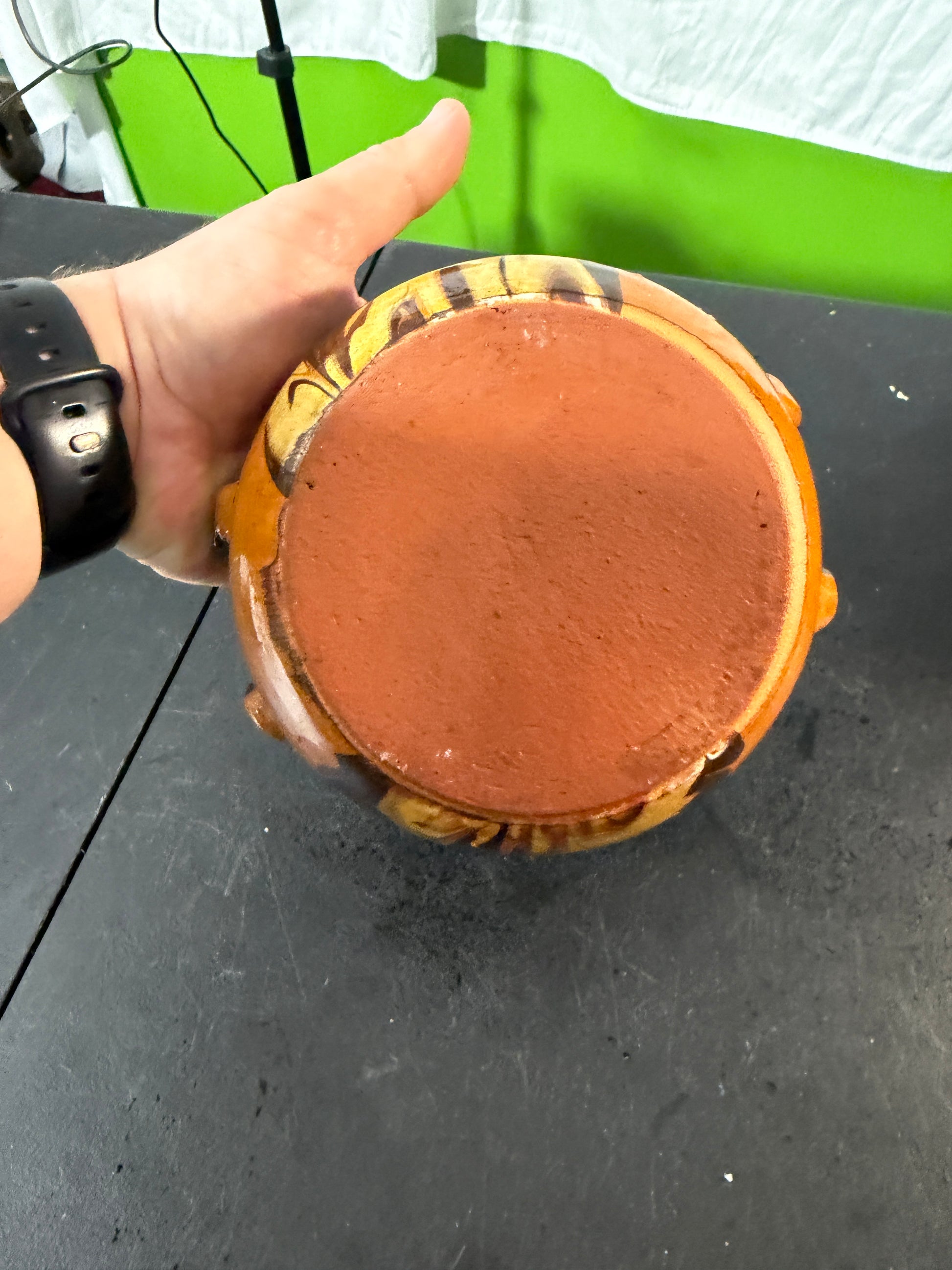 Handcrafted Clay Pot with Side Handles - photo 5