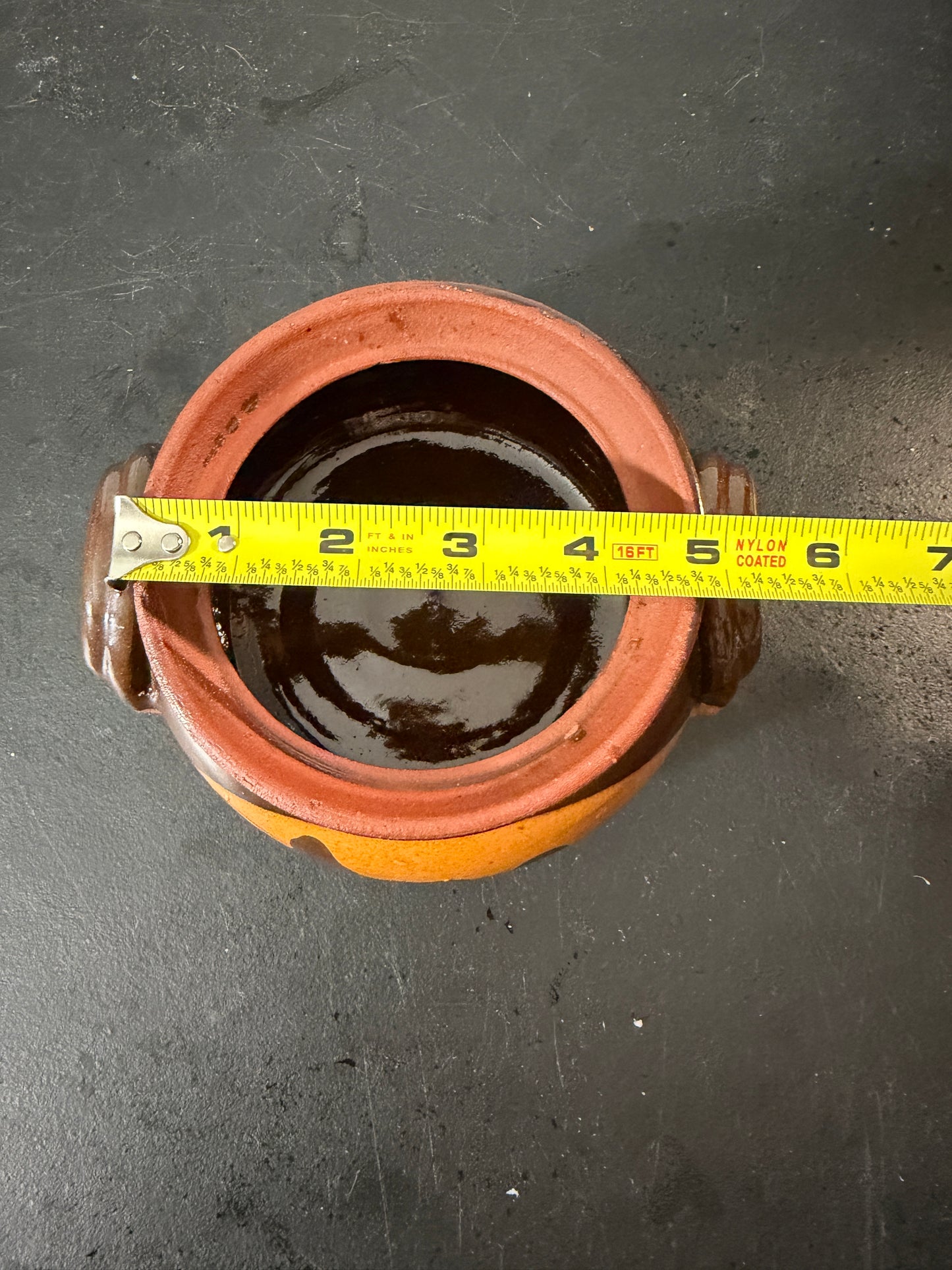 Handcrafted Clay Pot with Side Handles - photo 6