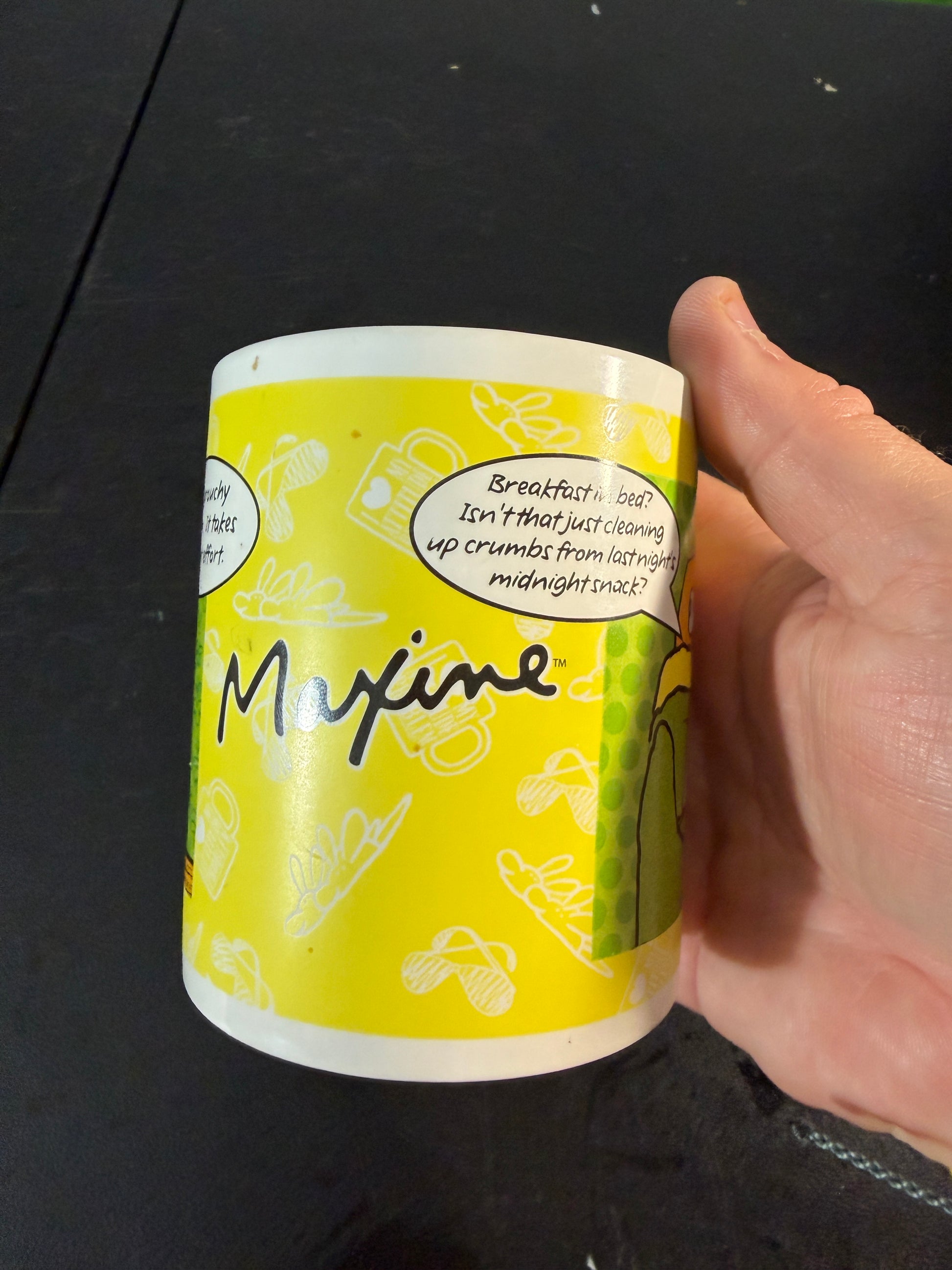 Maxine Ceramic Coffee Mug - I'm not grouchy by nature. It takes constant effort. - photo 2