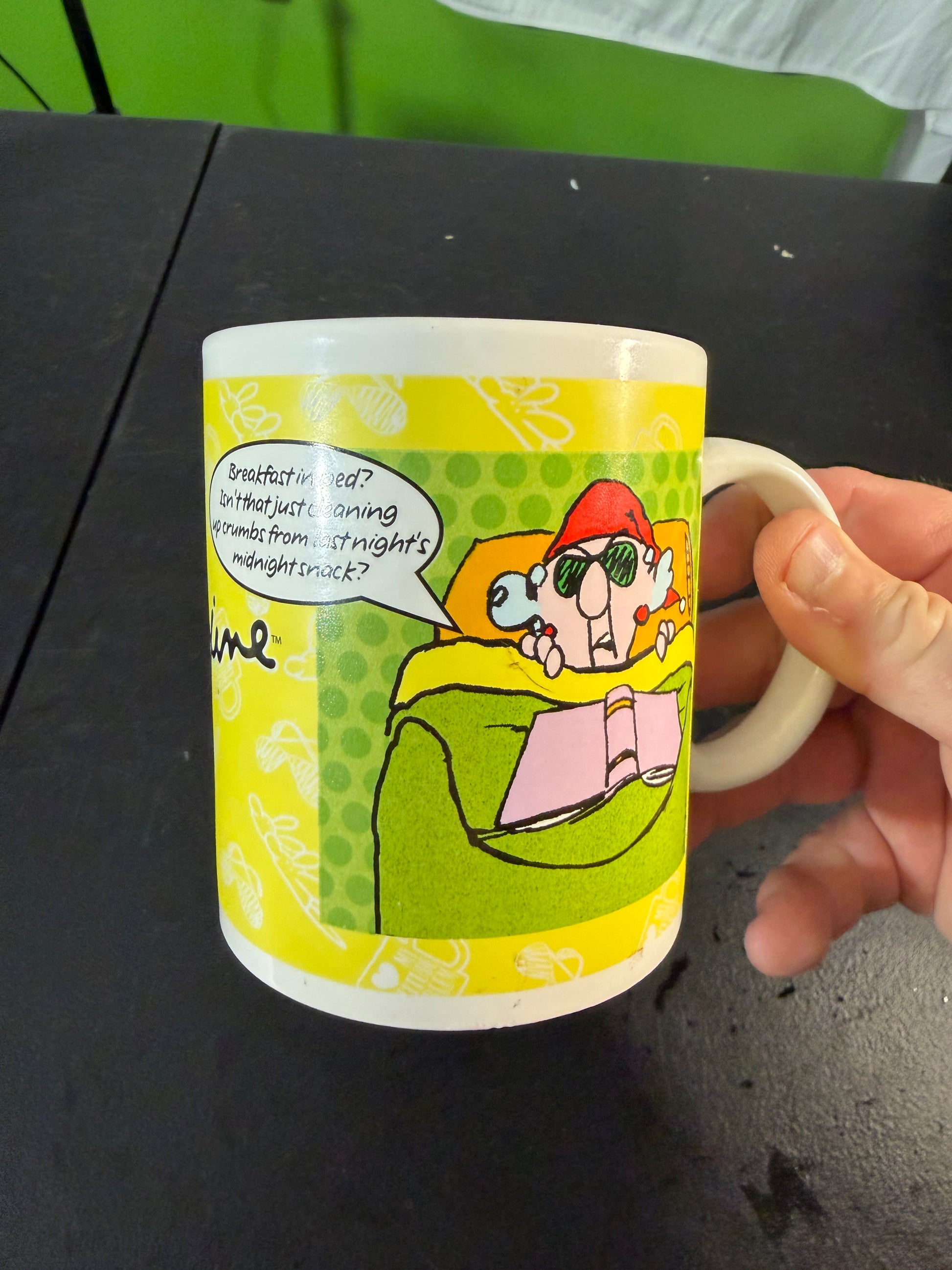 Maxine Ceramic Coffee Mug - I'm not grouchy by nature. It takes constant effort. - photo 3