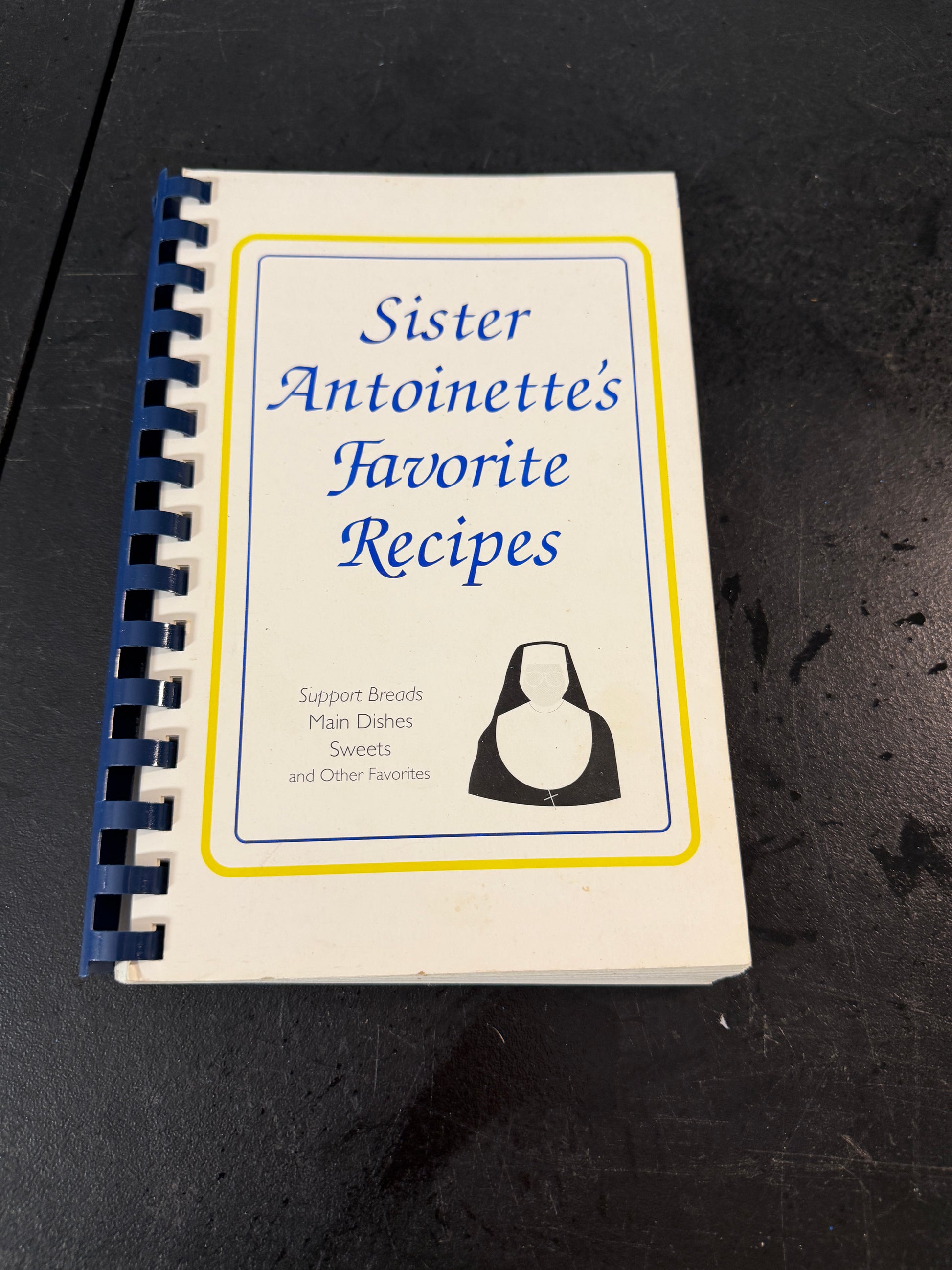 Sandra Link Sister Antoinette's Favorite Recipes Third printing Dec 1992 Cookbook