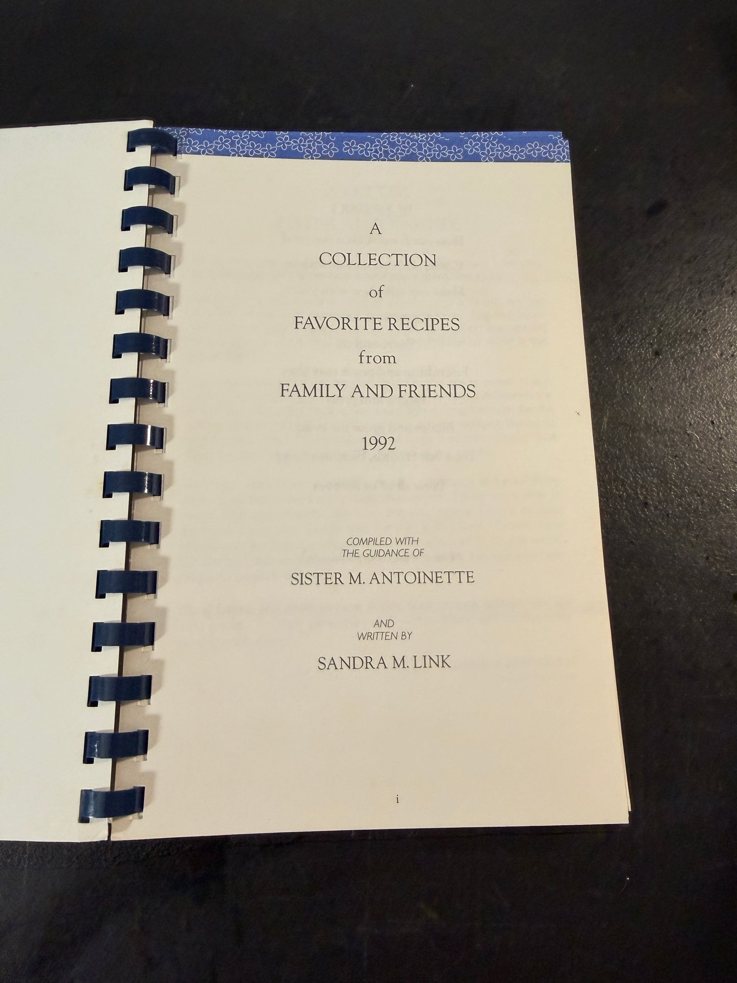 Sandra Link Sister Antoinette's Favorite Recipes Third printing Dec 1992 Cookbook - photo 3