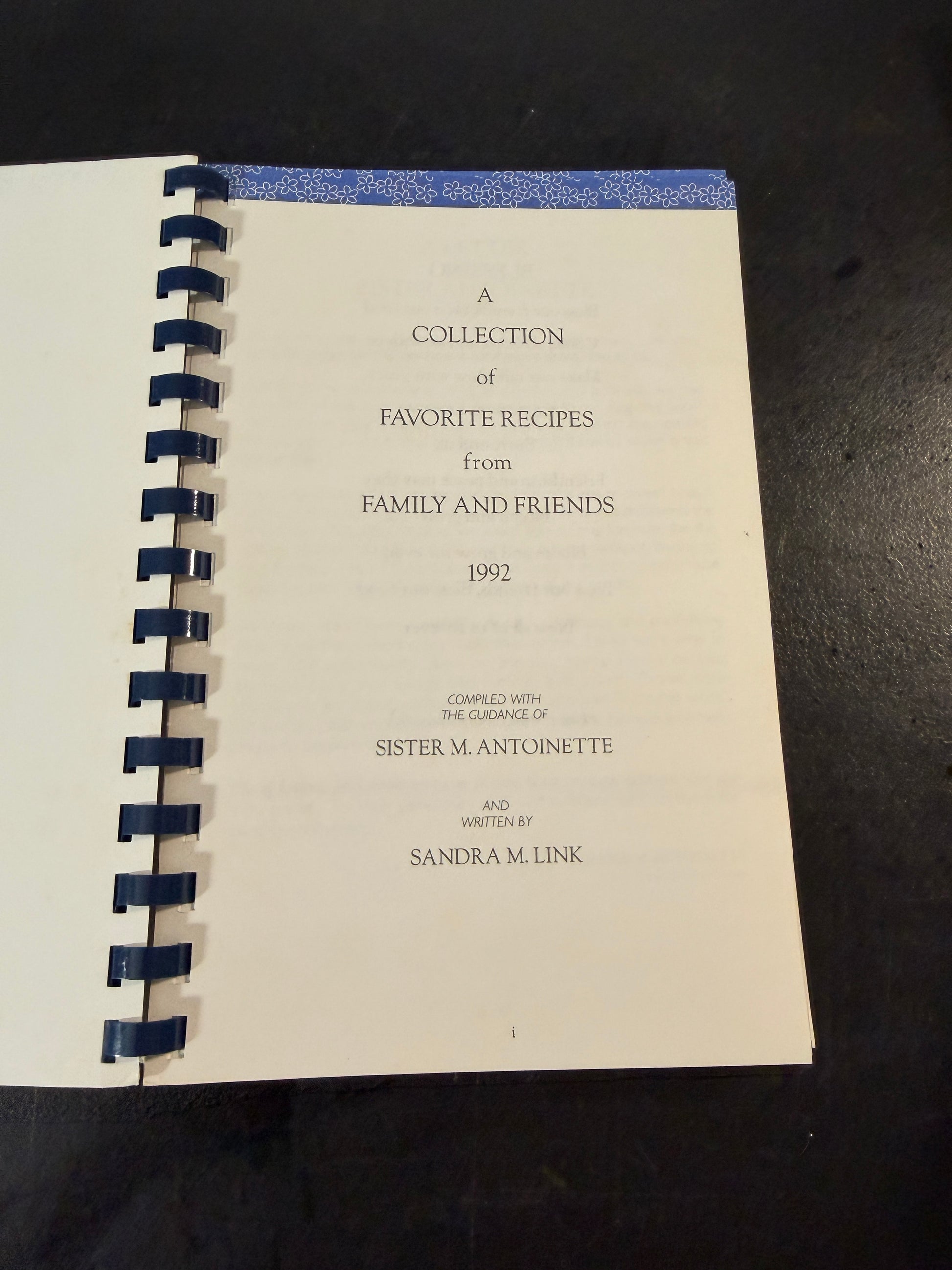 Sandra Link Sister Antoinette's Favorite Recipes Third printing Dec 1992 Cookbook - photo 3