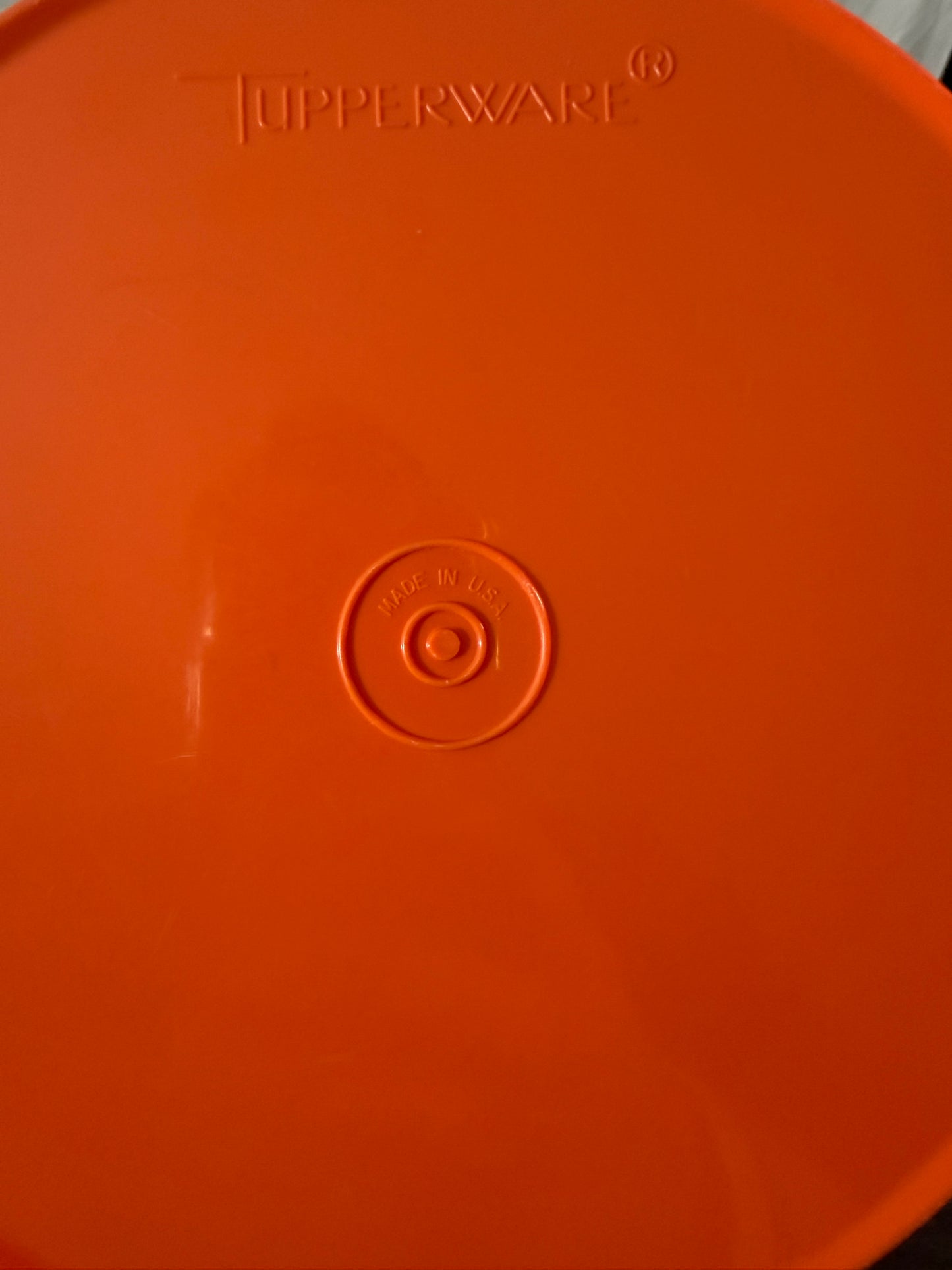 Tupperware Orange Bowl with Pink Lid - photo 6