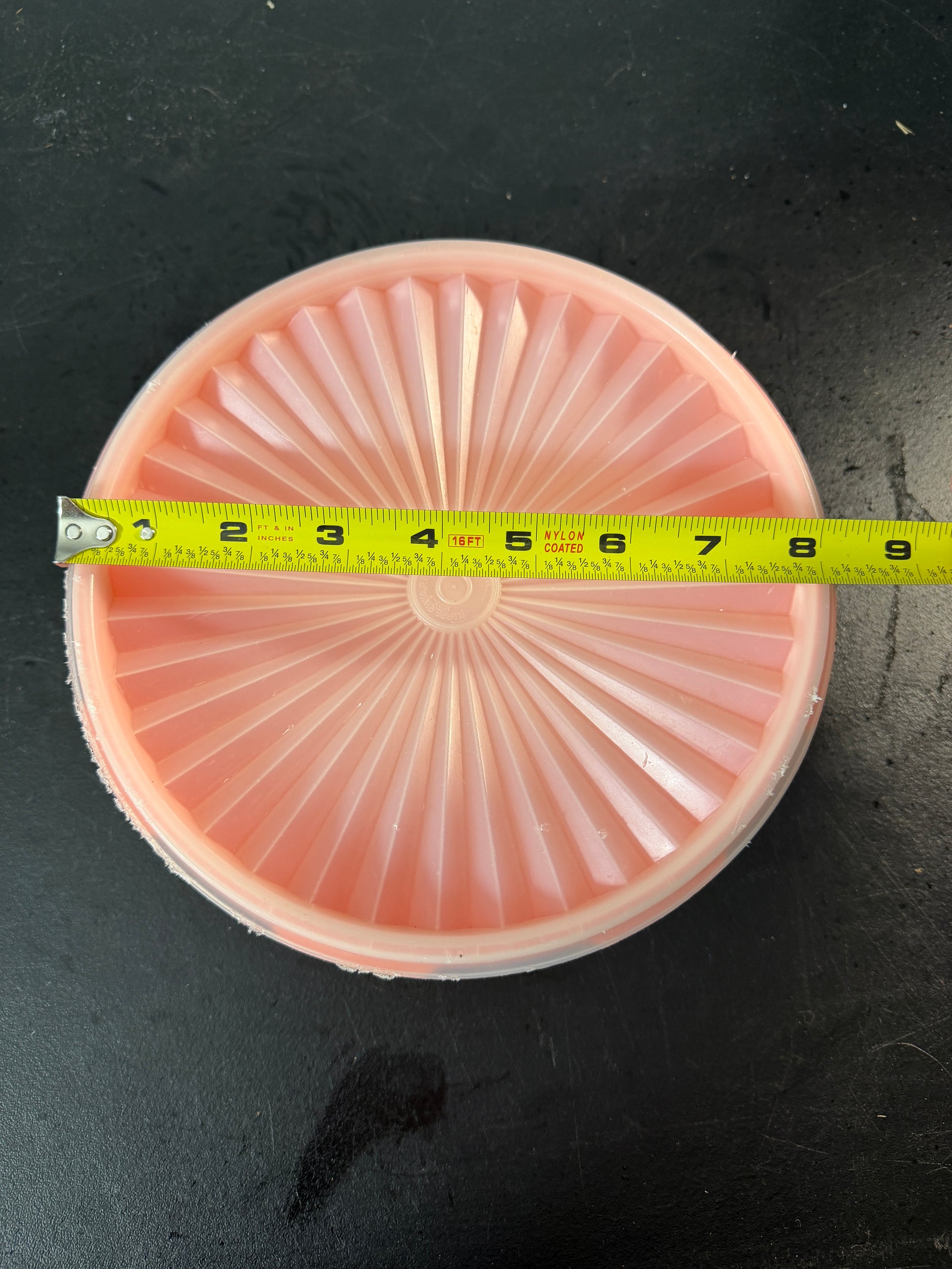 Tupperware Orange Bowl with Pink Lid - photo 7