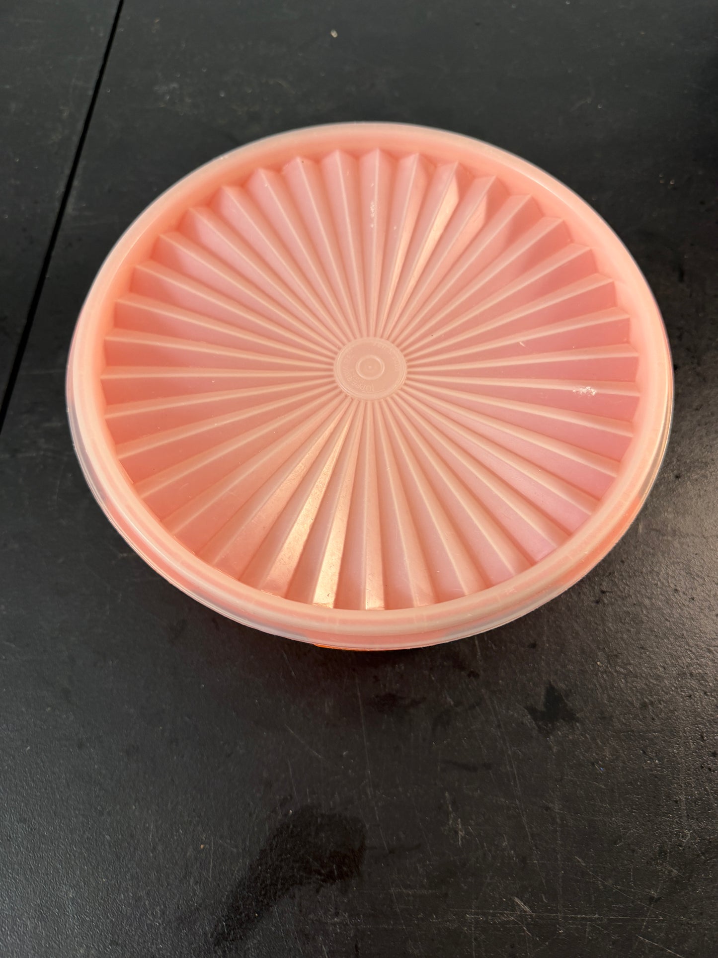 Tupperware Orange Bowl with Lid - photo 2