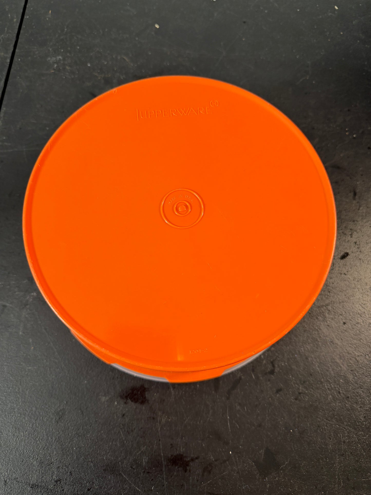 Tupperware Orange Bowl with Lid - photo 7
