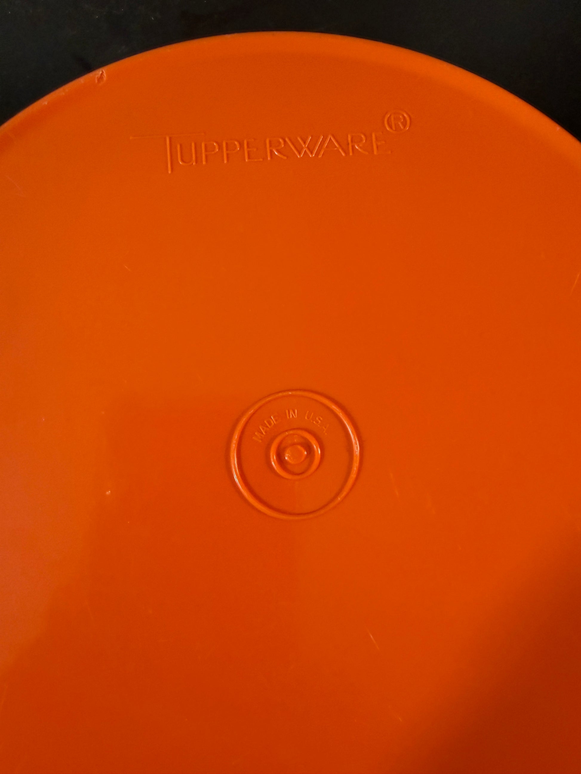 Tupperware Orange Bowl with Lid - photo 8