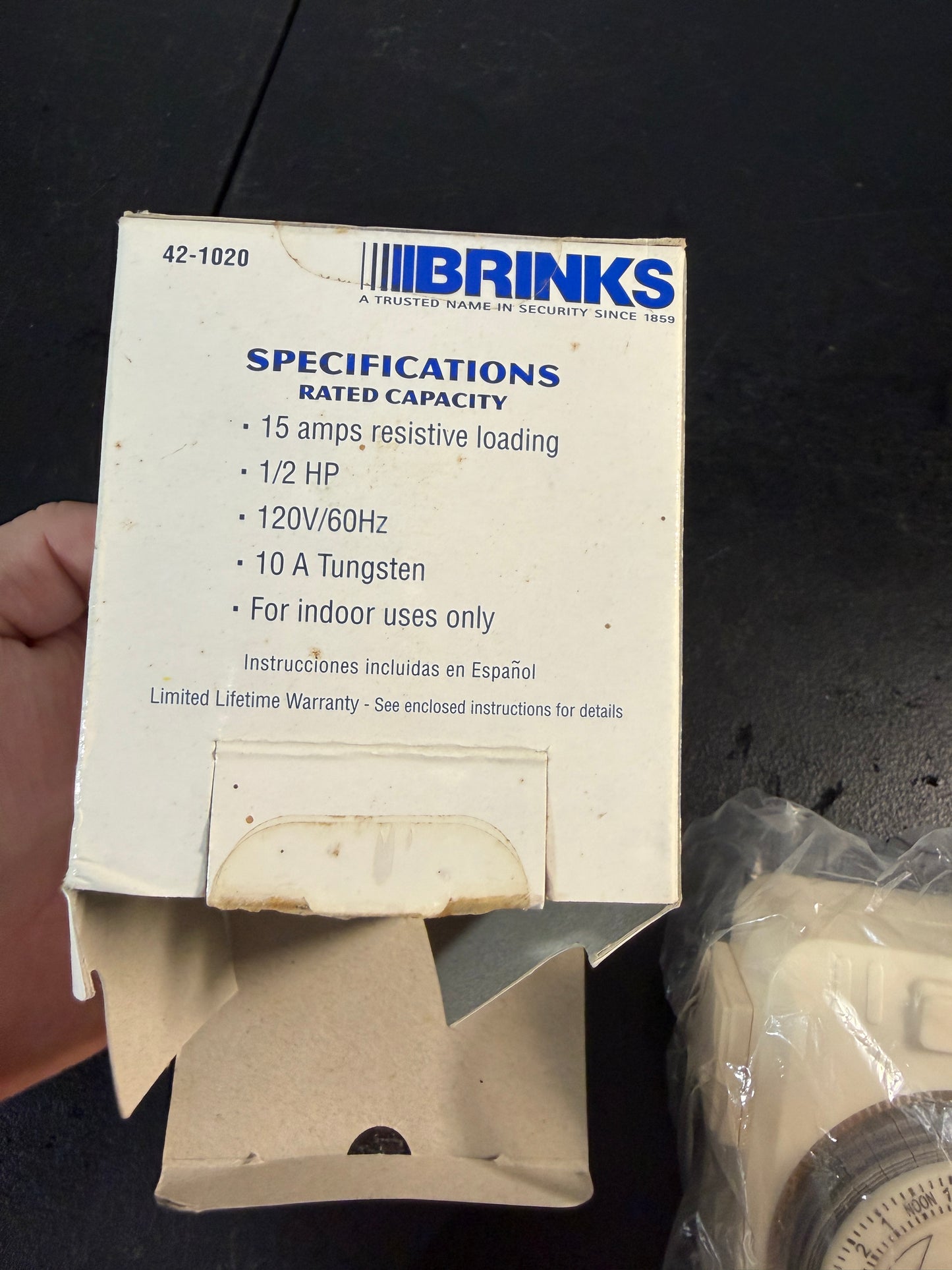 Brinks Mechanical Timer Model 42-1020 - photo 5