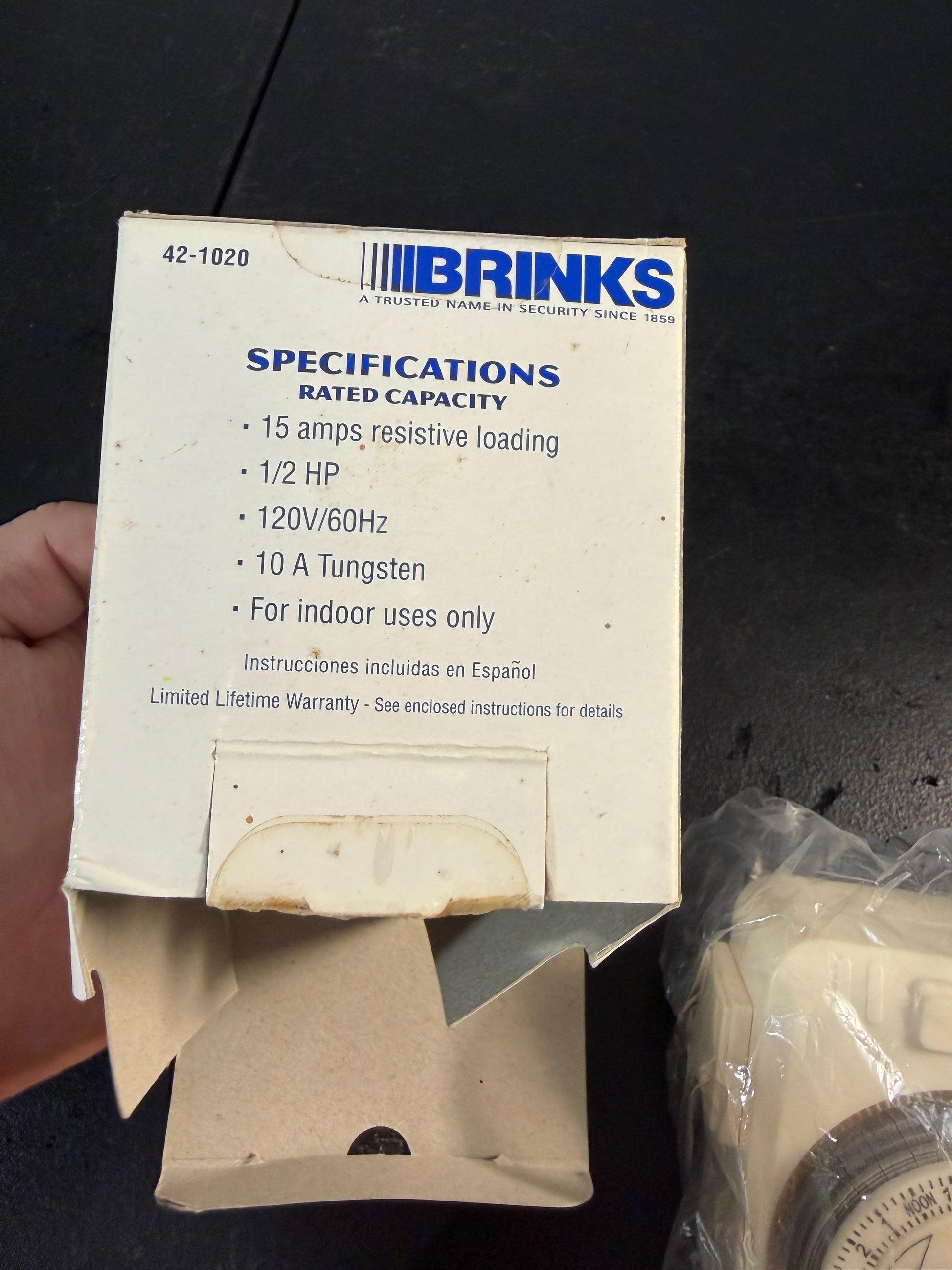Brinks Mechanical Timer Model 42-1020 - photo 5