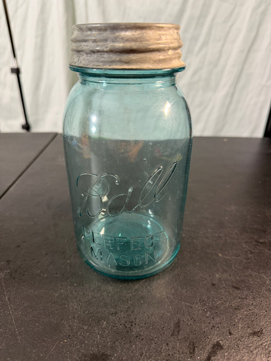 Ball Perfect Mason Vintage Glass Jar