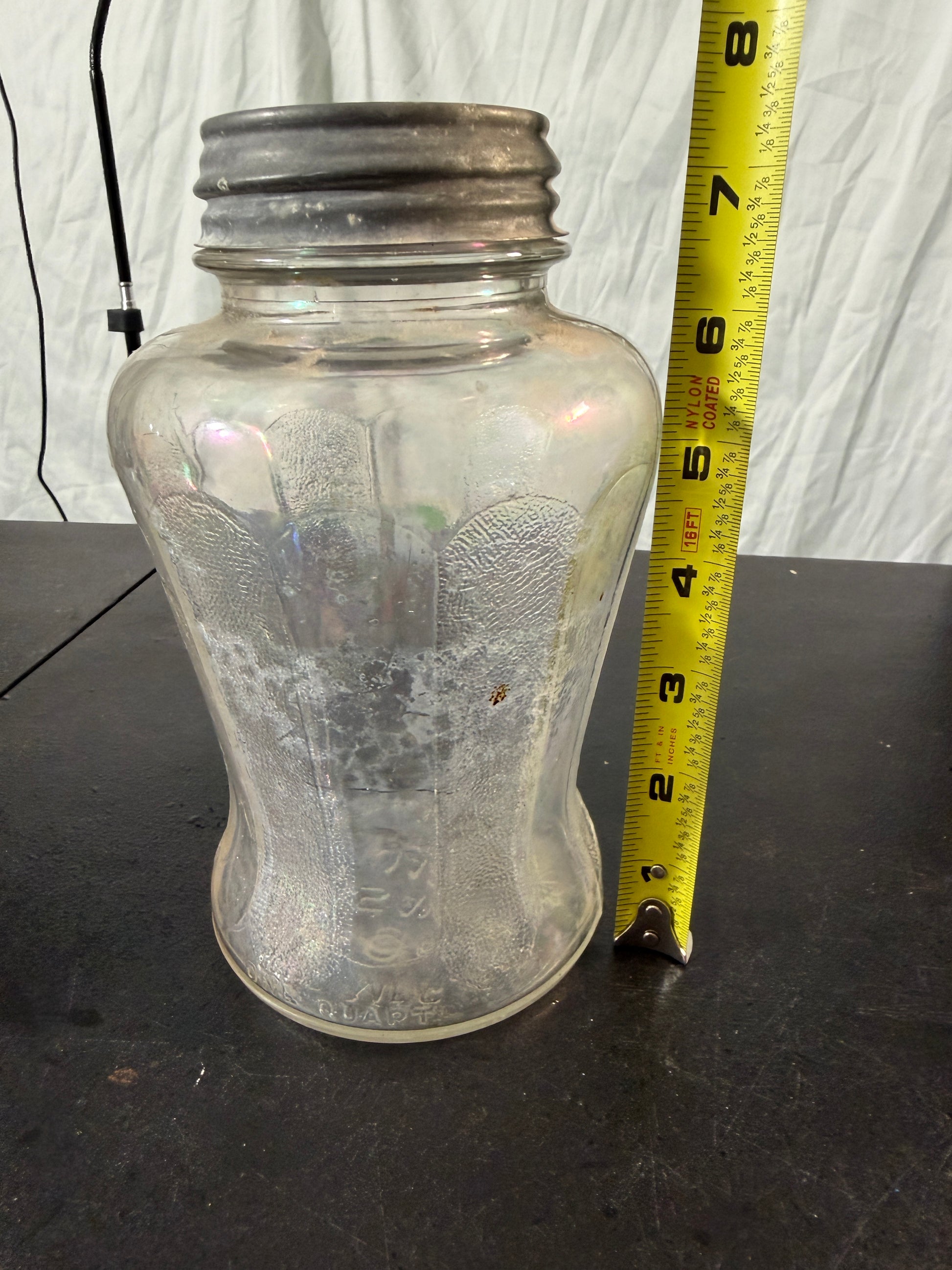 J. Savit MFG. CO Glass Jar with Metal Lid - 1 Quart - photo 8