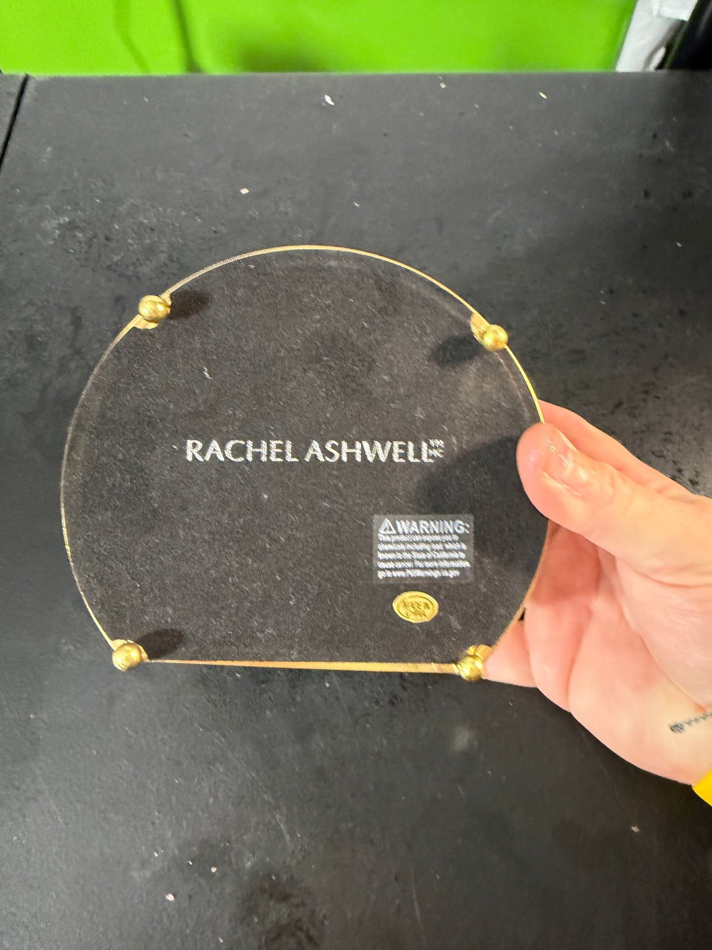 Rachel Ashwell Glass Jewelry Box with Gold Trim - photo 4