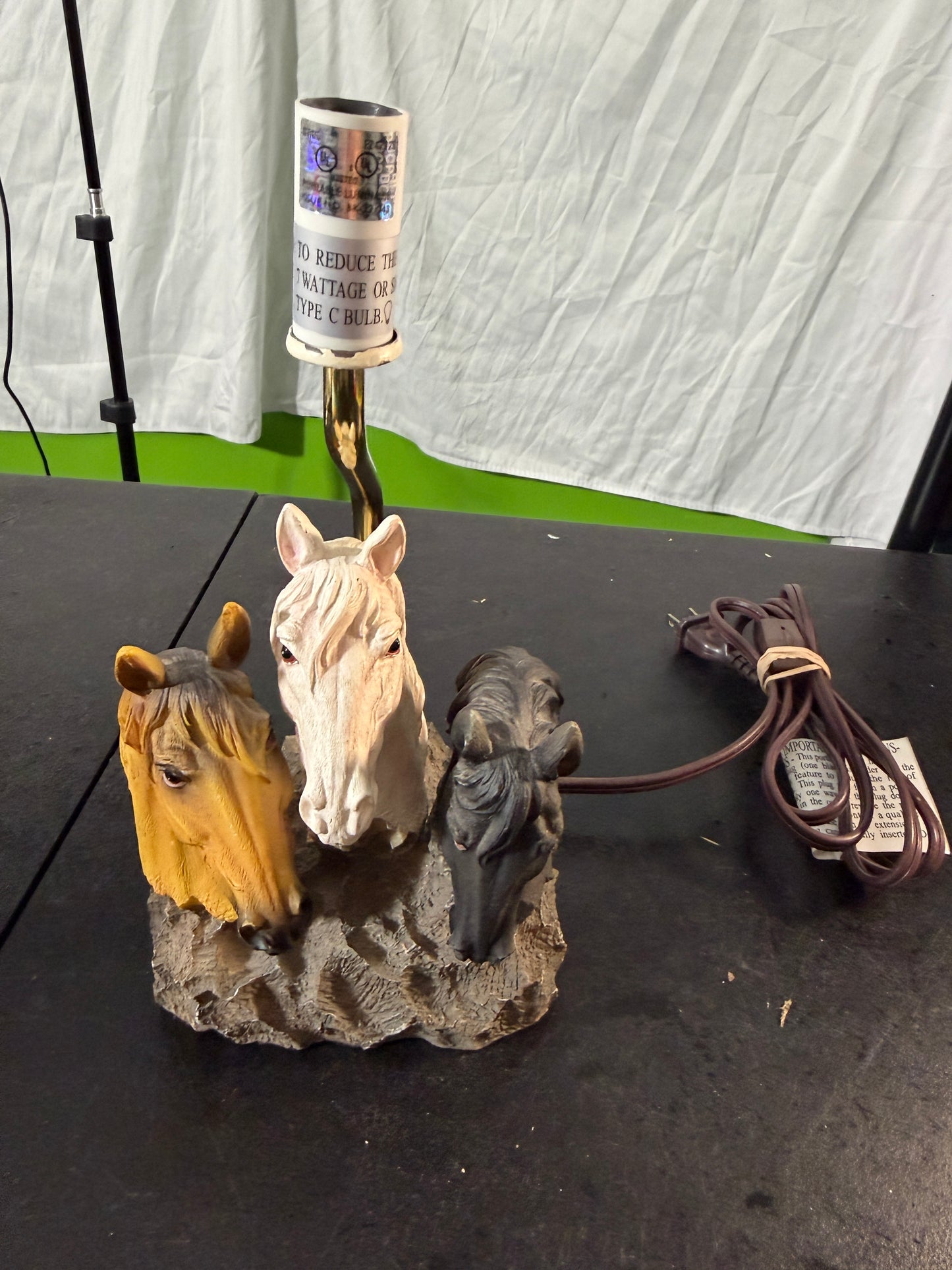 Horse Head Lamp by Youngs Incorporated - photo 3