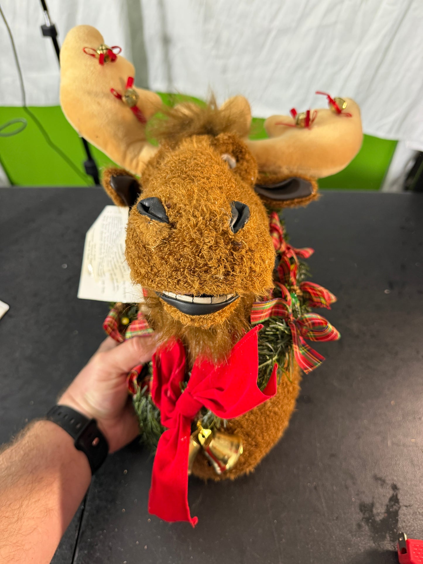 Animated Singing Moose Plush Toy