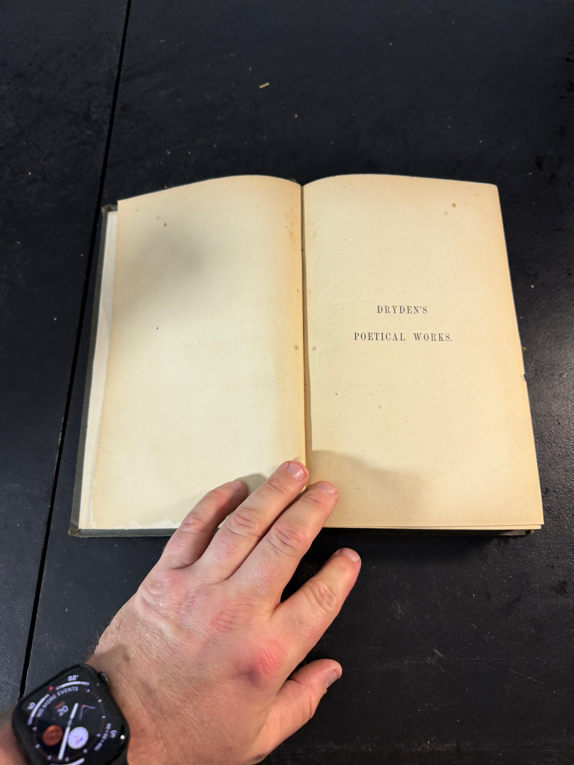 John Dryden The Poetical Works of John Dryden Volume I Hardcover Book 1854 James Nichol - photo 6
