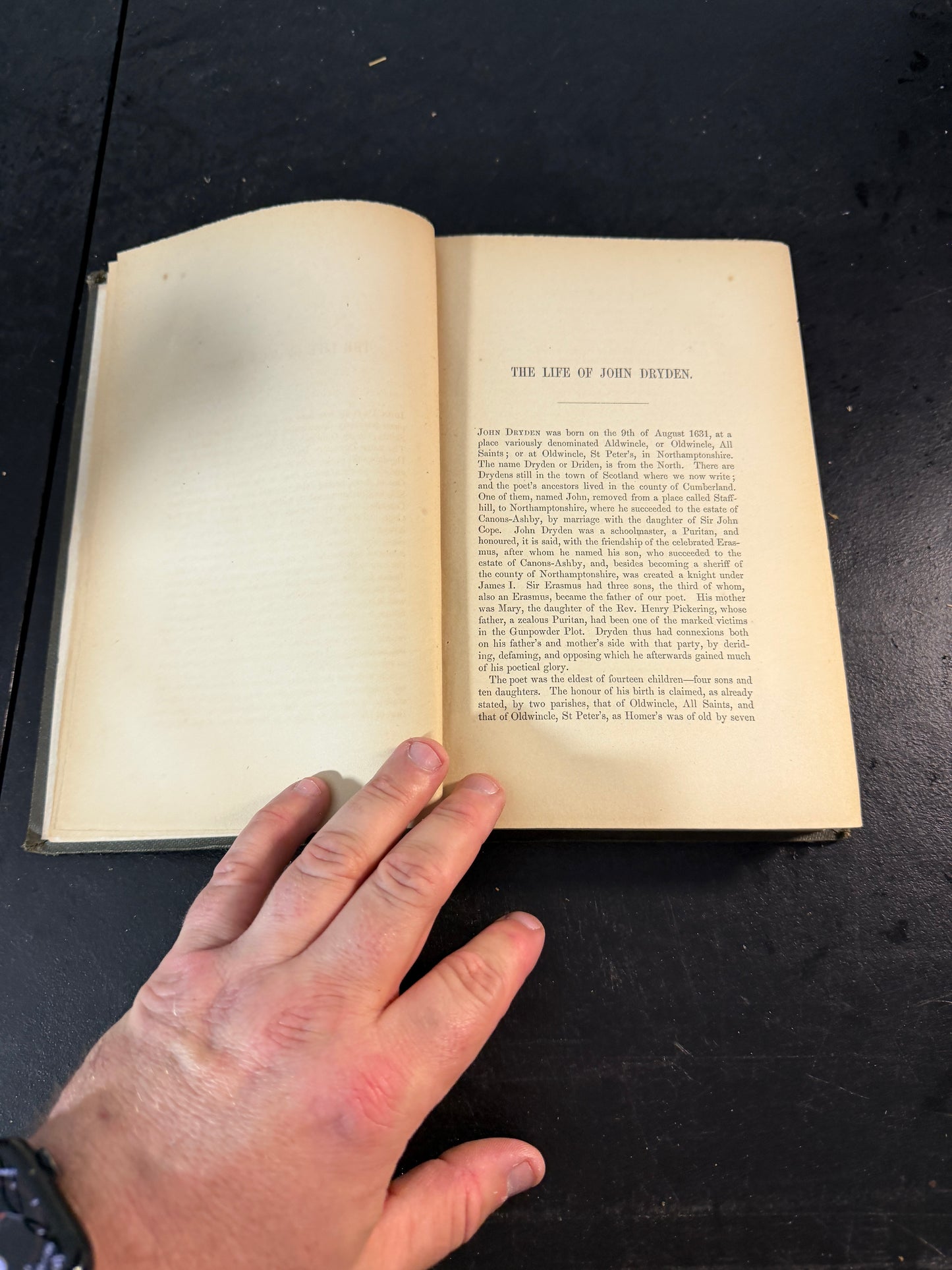 John Dryden The Poetical Works of John Dryden Volume I Hardcover Book 1854 James Nichol - photo 9