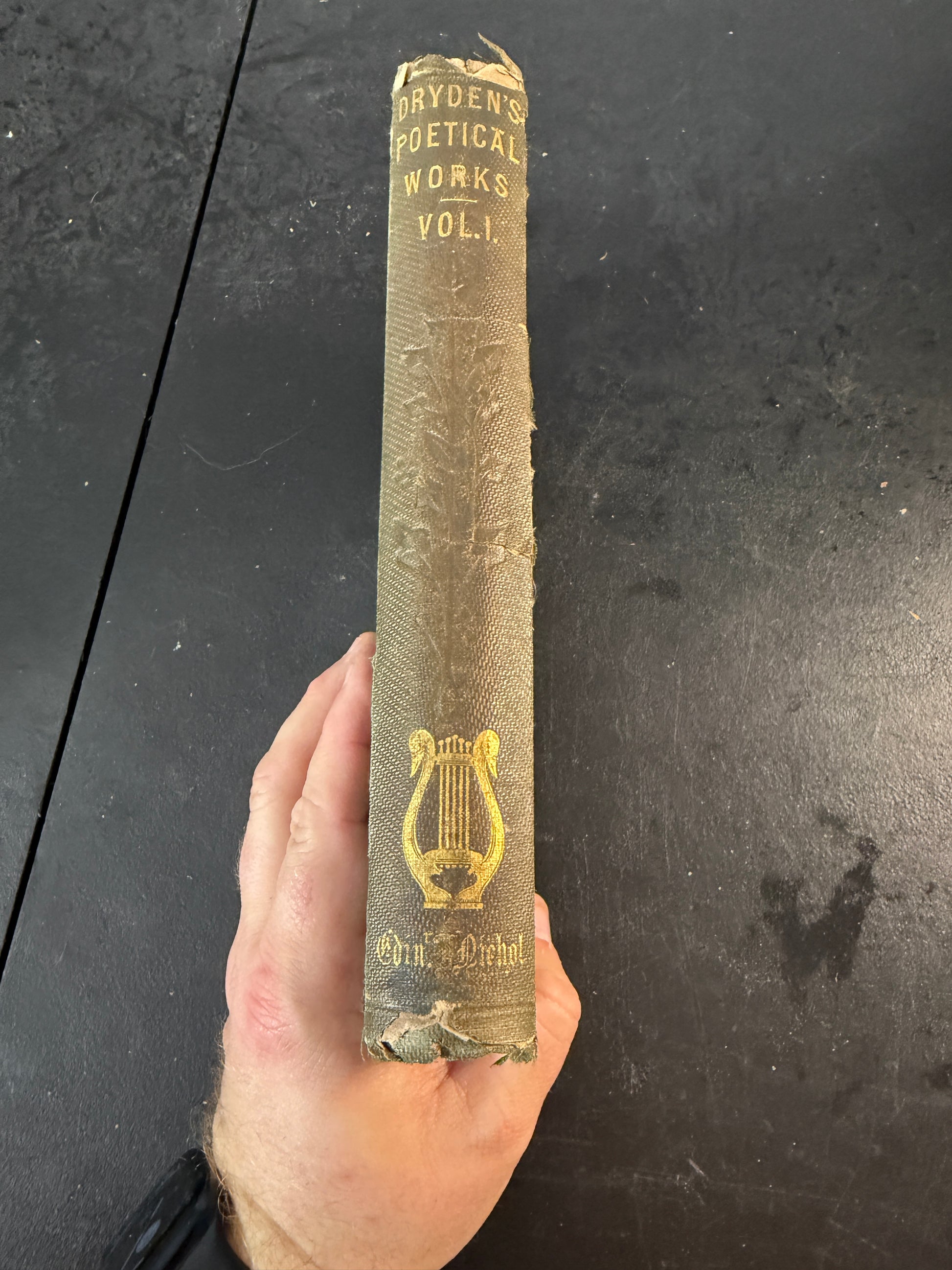 John Dryden The Poetical Works of John Dryden Volume I Hardcover Book 1854 James Nichol - photo 12