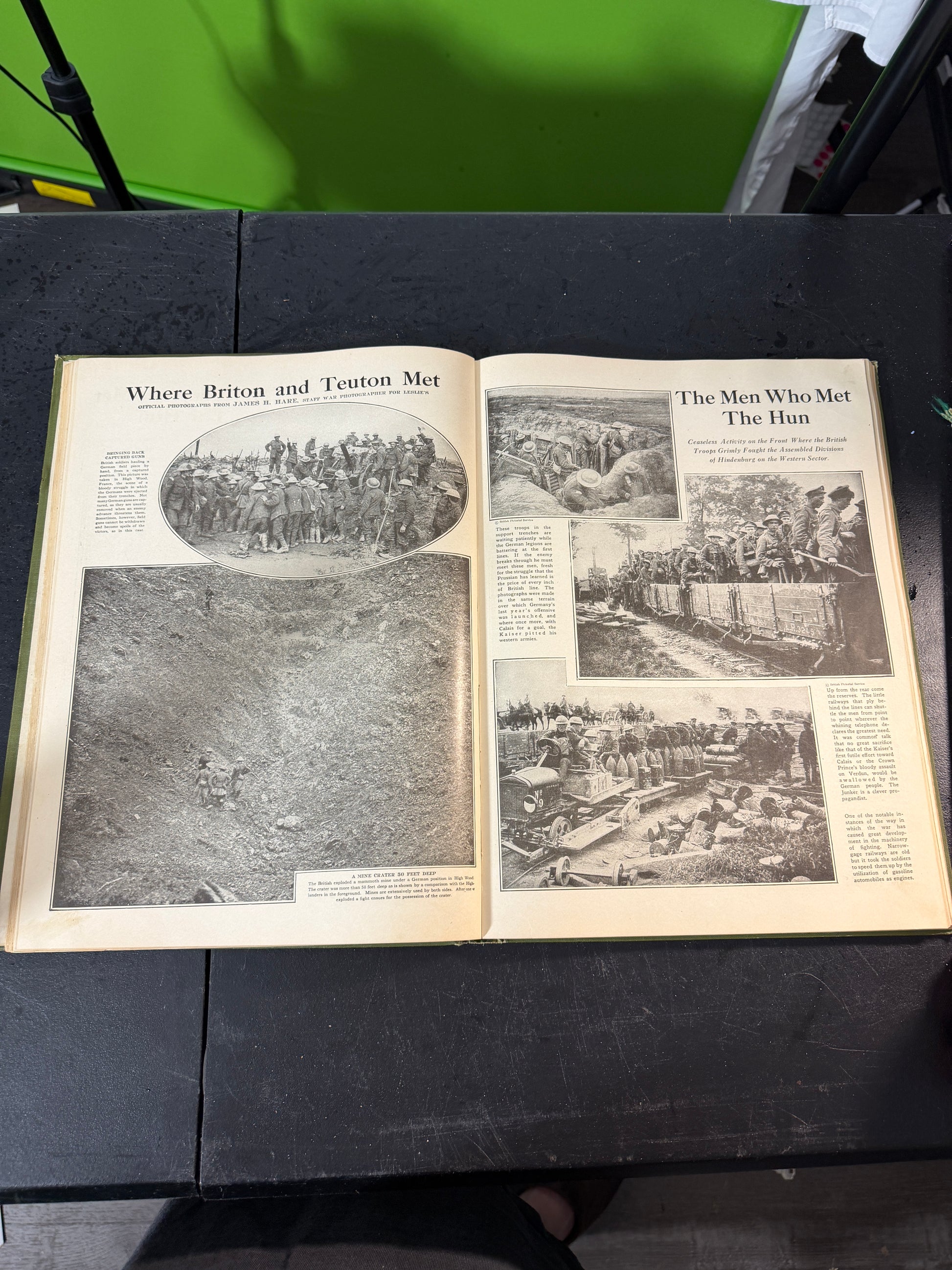 Leslie's Photographic Review of the Great War Hardcover - photo 8