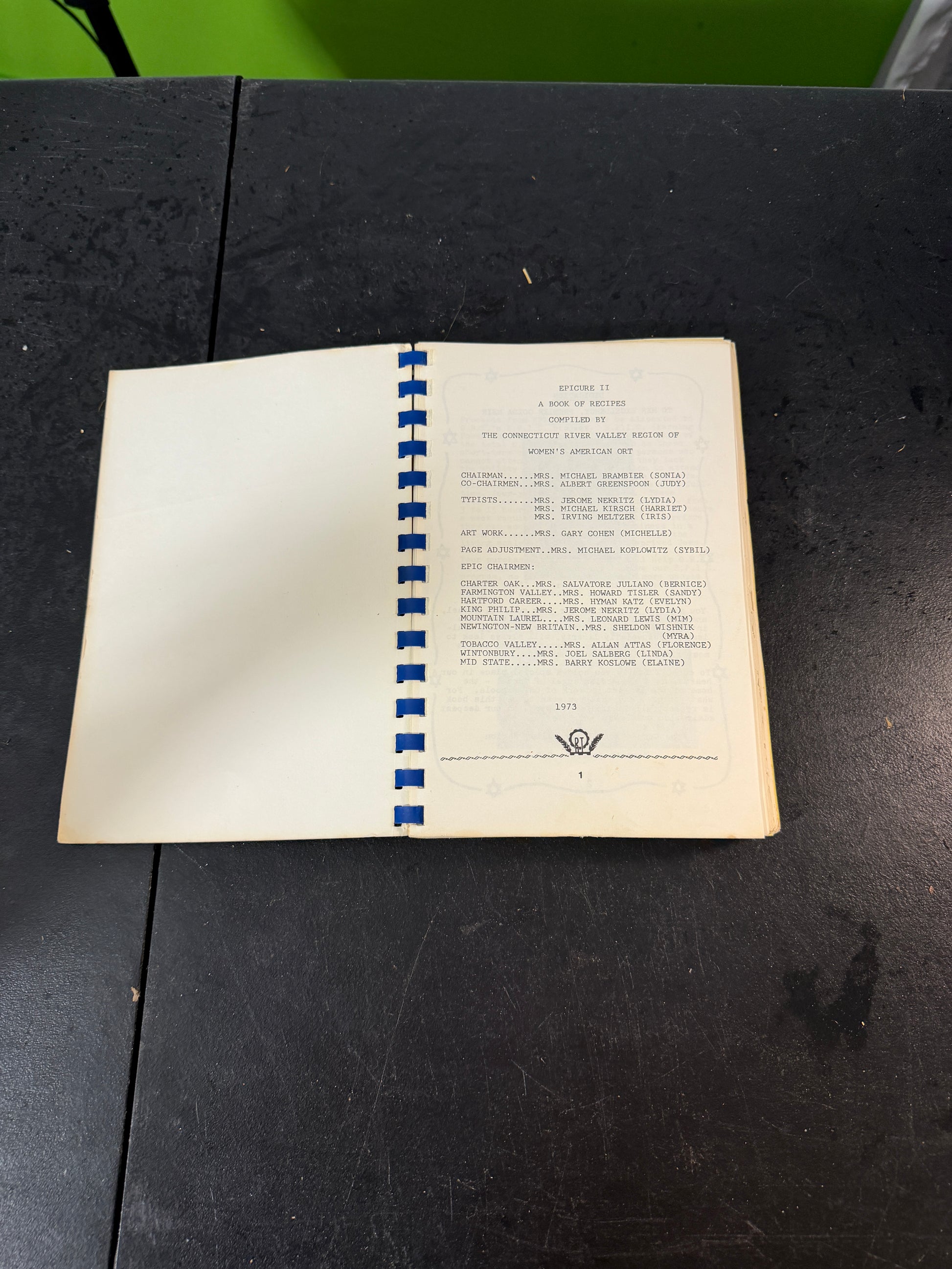 Epicure II Cookbook Compiled by Connecticut River Valley Region of Women's American ORT 1973 - photo 2