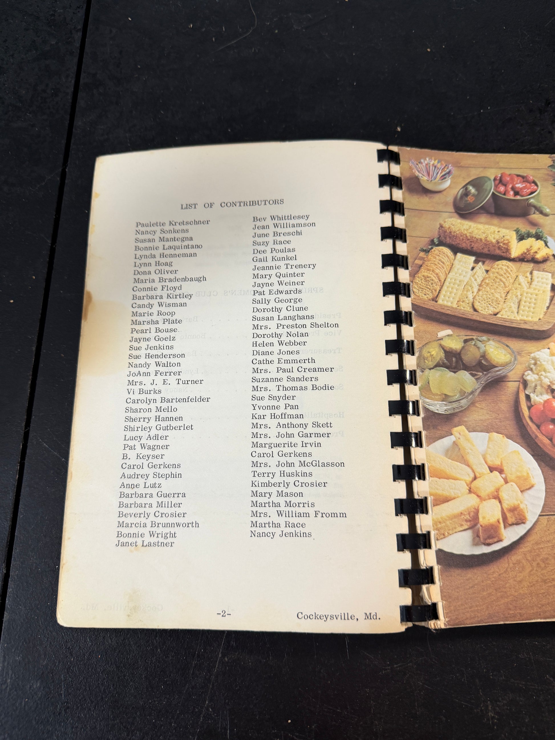 Springdale Women's Club Springdale's Favorite Recipes Cookbook 1976 - photo 5