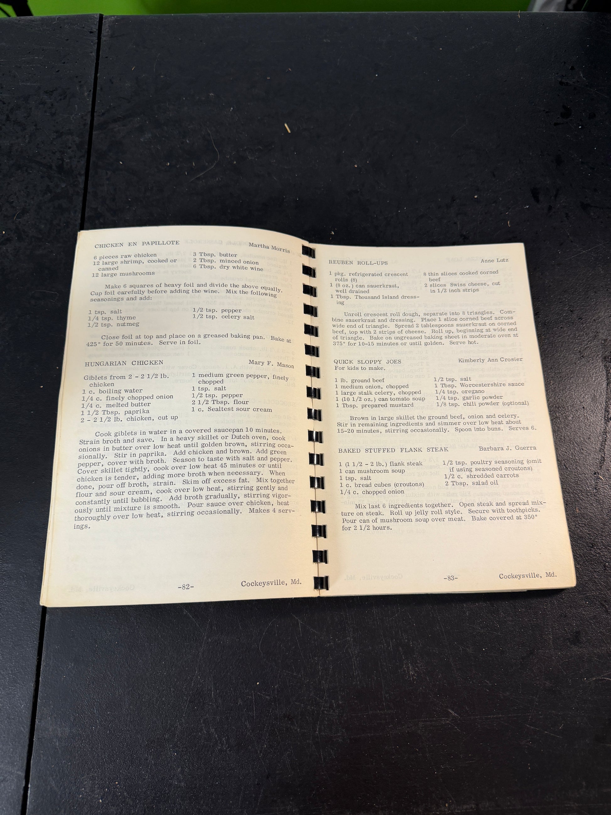 Springdale Women's Club Springdale's Favorite Recipes Cookbook 1976 - photo 9