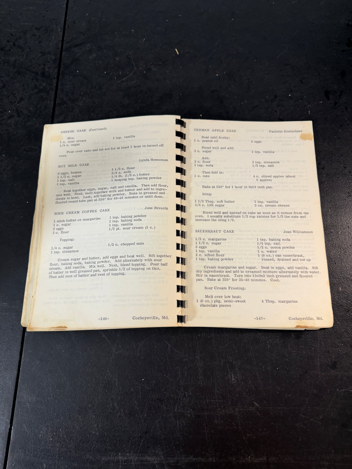 Springdale Women's Club Springdale's Favorite Recipes Cookbook 1976 - photo 11