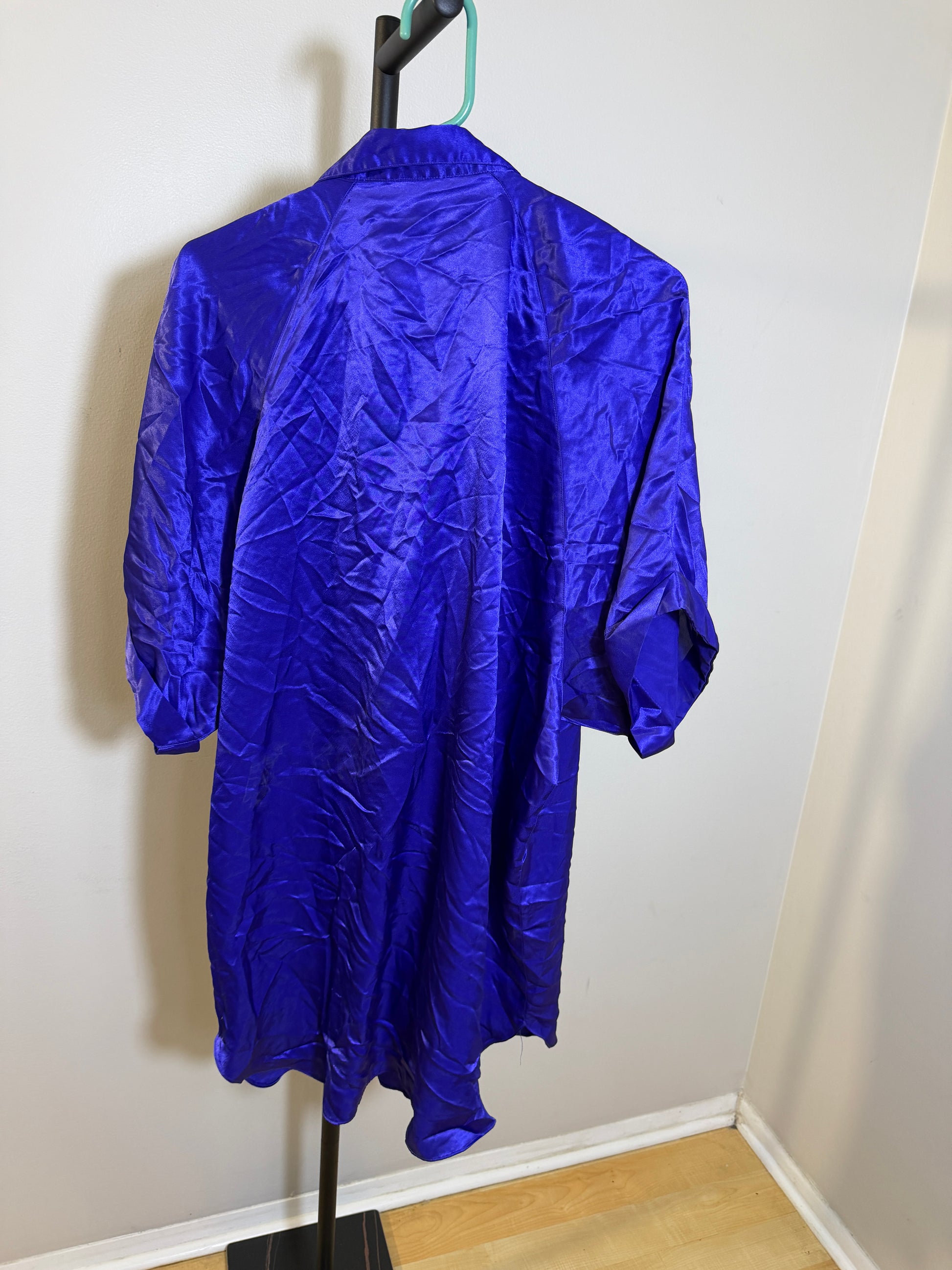KATHRYN Women's Purple Button-Up Shirt Size L - photo 3
