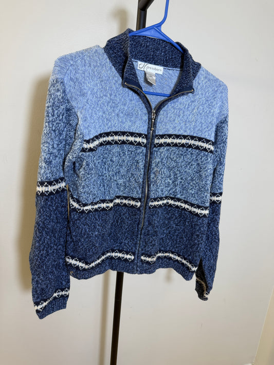 Dressbarn Women's Small Zip-Up Sweater