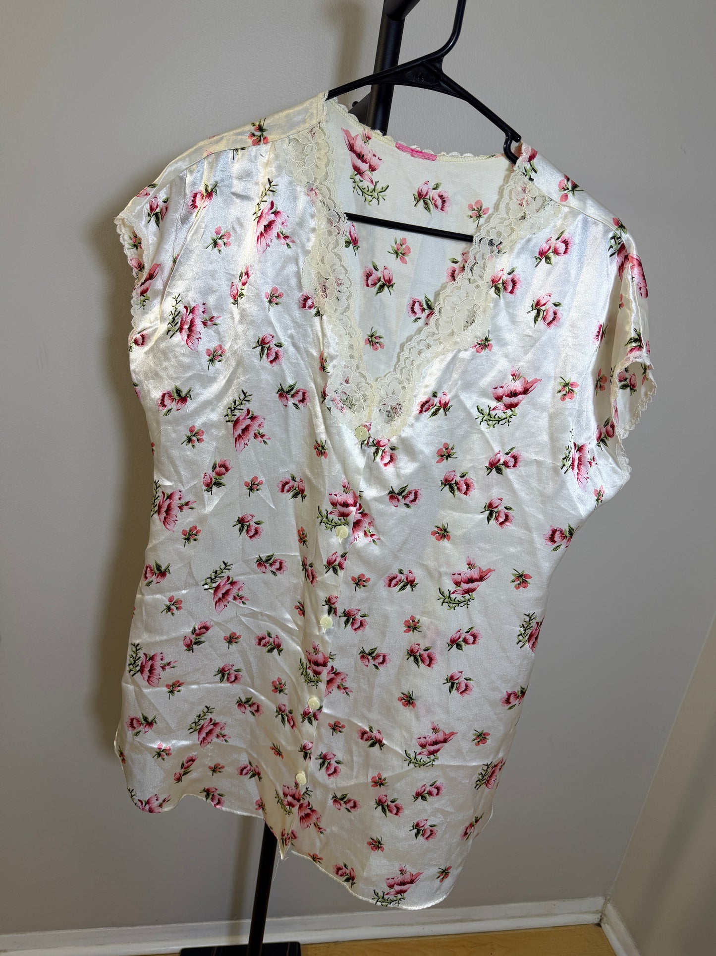 Floral Print Nightgown Size M