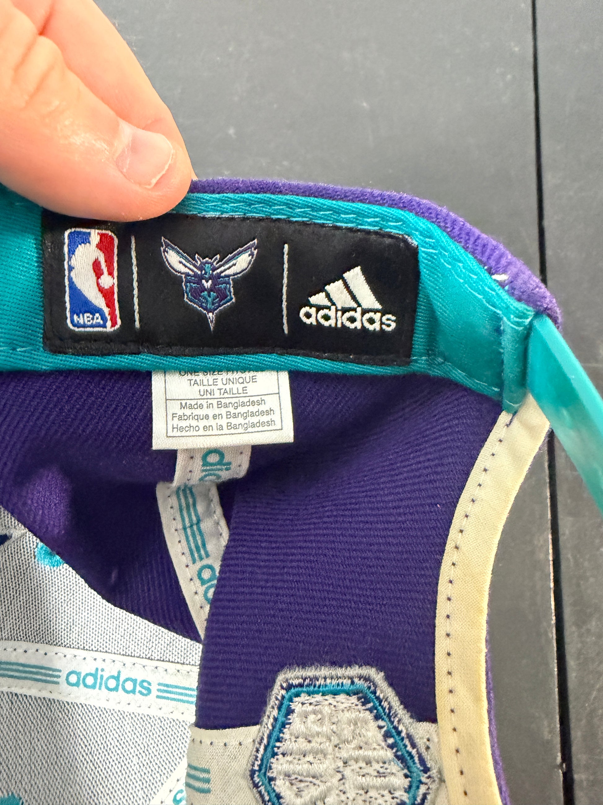 Adidas Charlotte Hornets Snapback Hat One Size - photo 4
