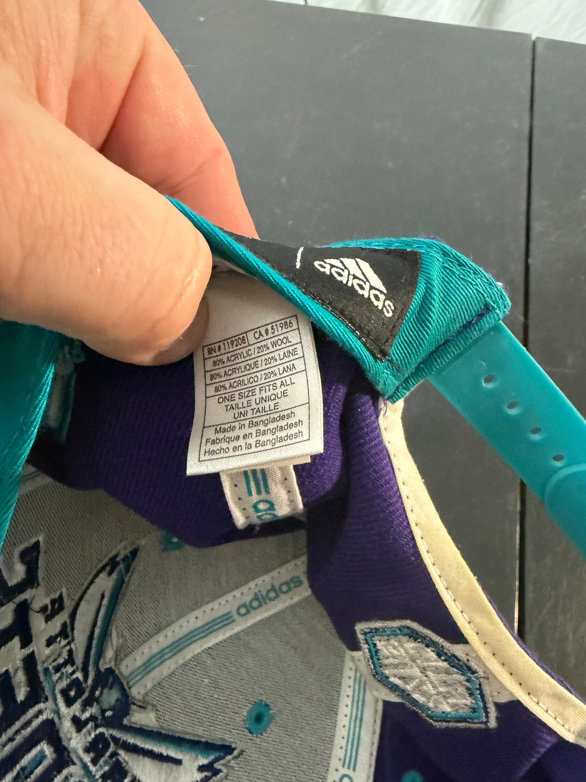 Adidas Charlotte Hornets Snapback Hat One Size - photo 5