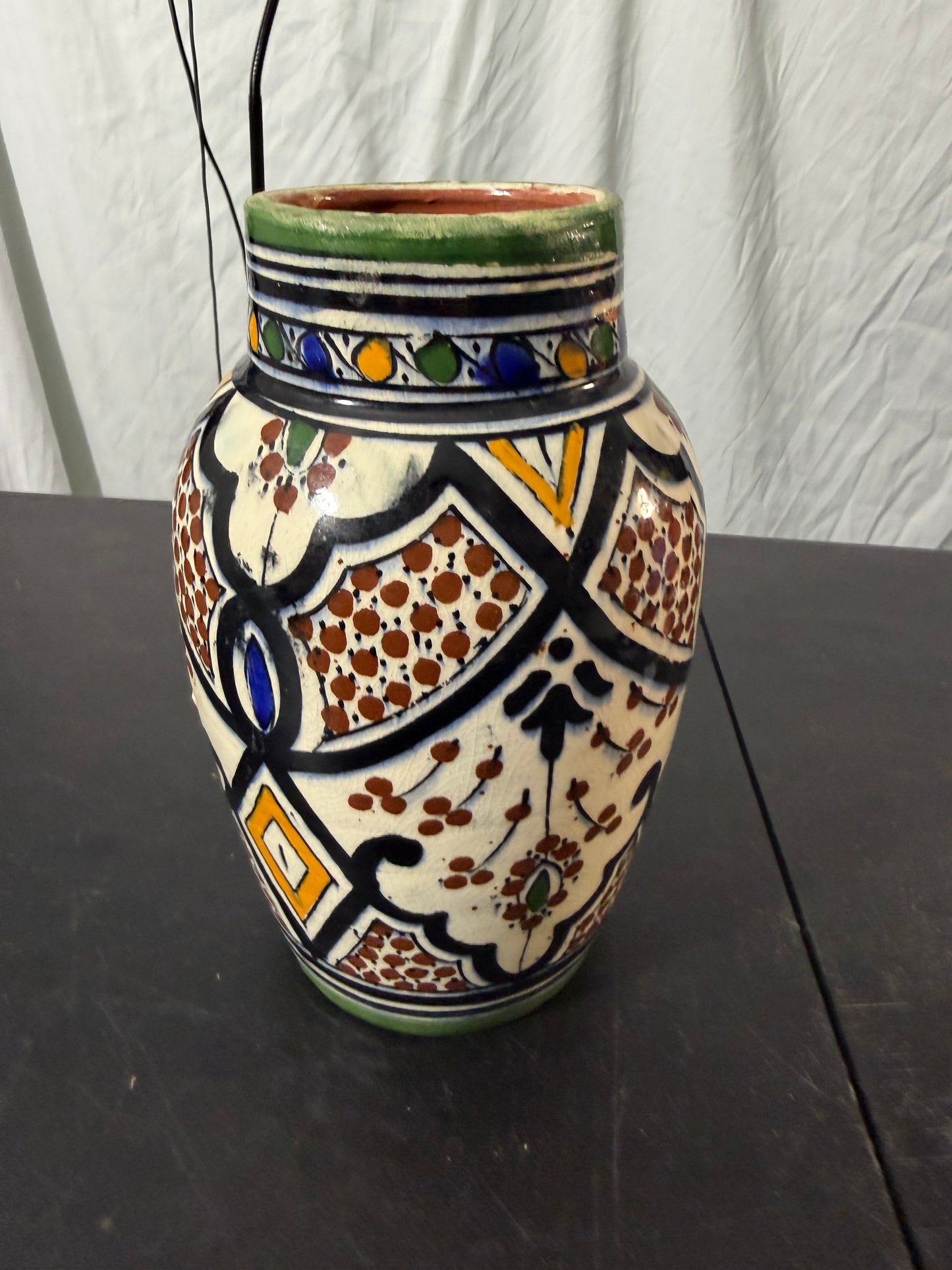 Hand-Painted Ceramic Vase - photo 3