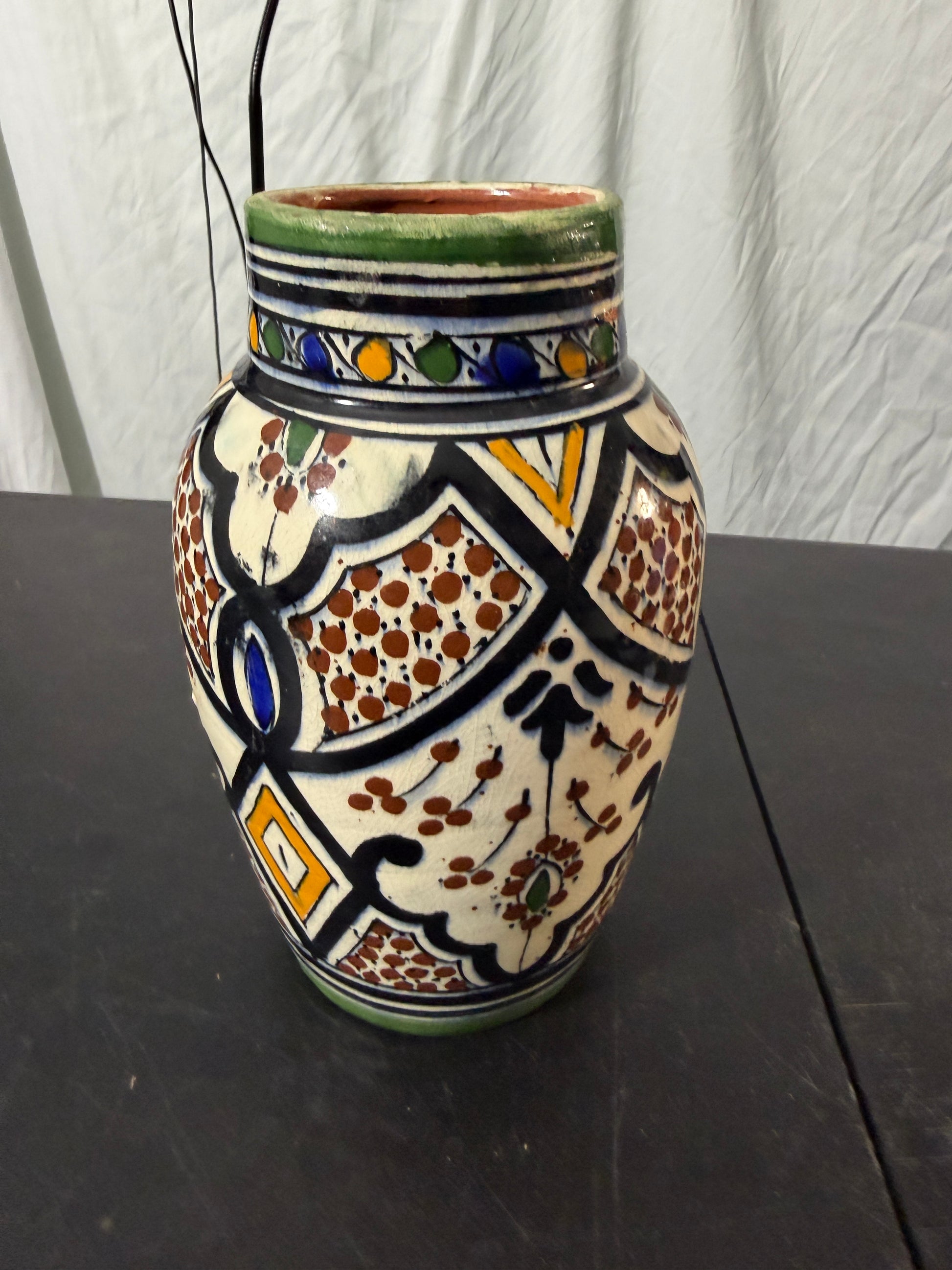 Hand-Painted Ceramic Vase - photo 3
