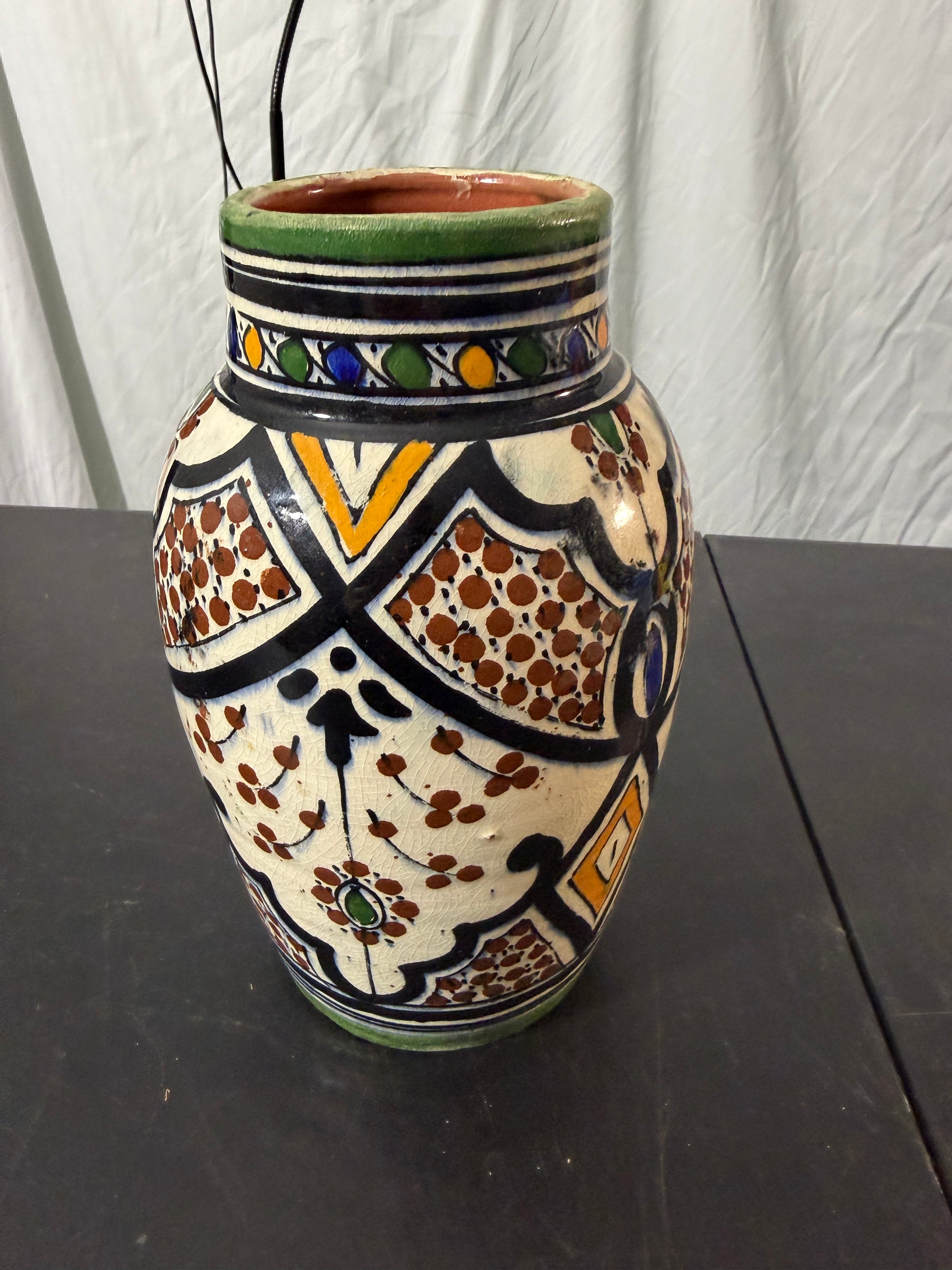 Hand-Painted Ceramic Vase - photo 4