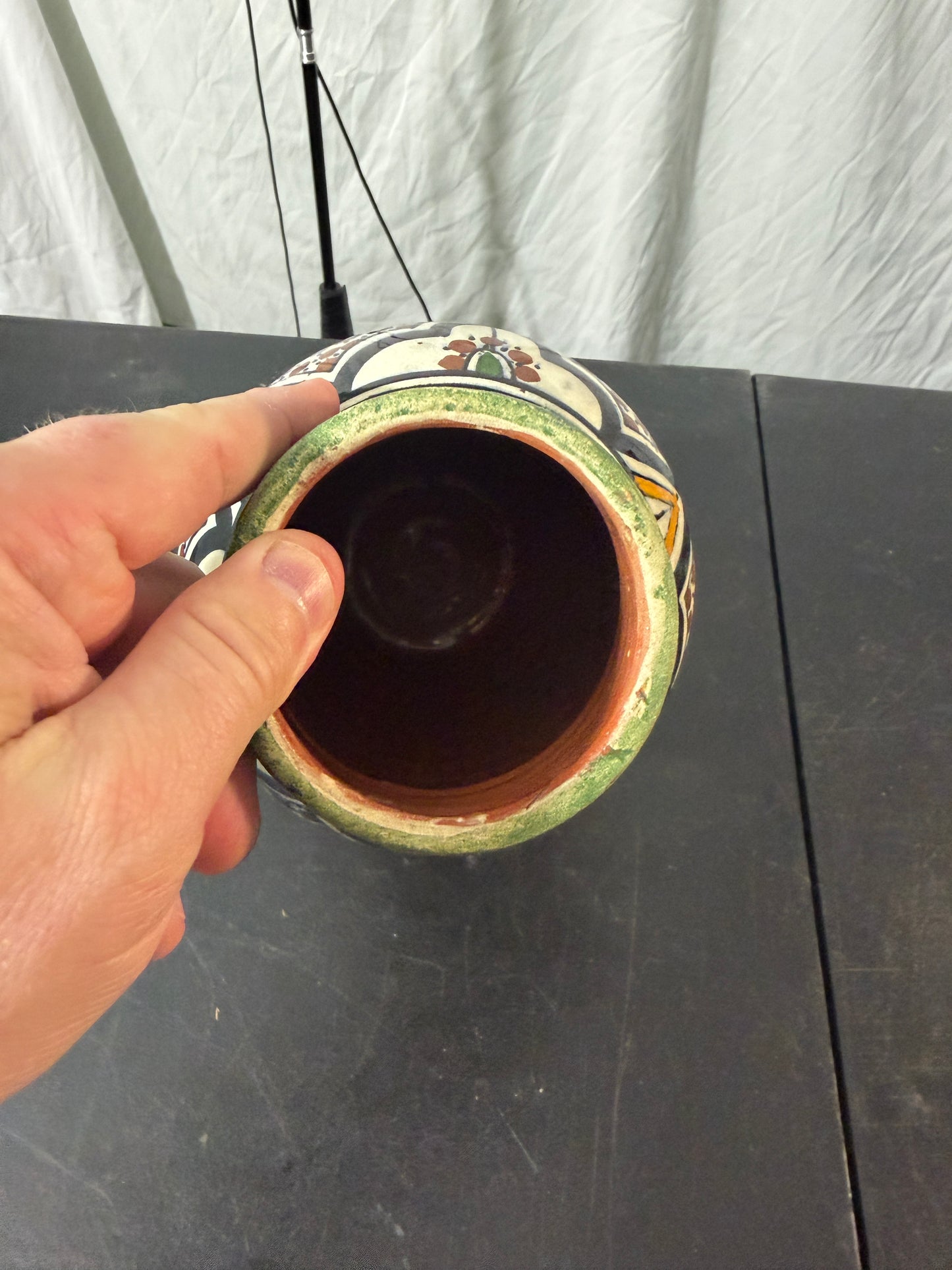Hand-Painted Ceramic Vase - photo 5
