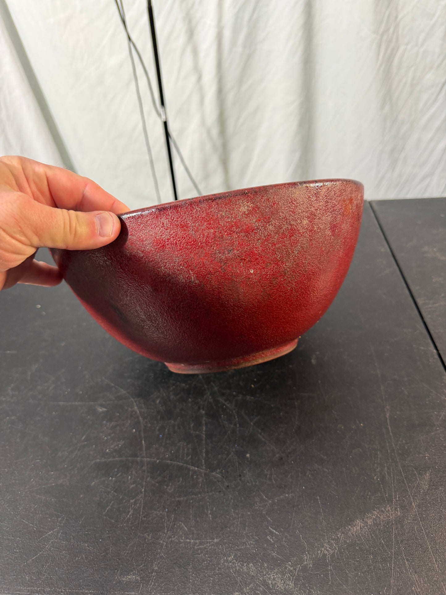 Red Ceramic Bowl - photo 2