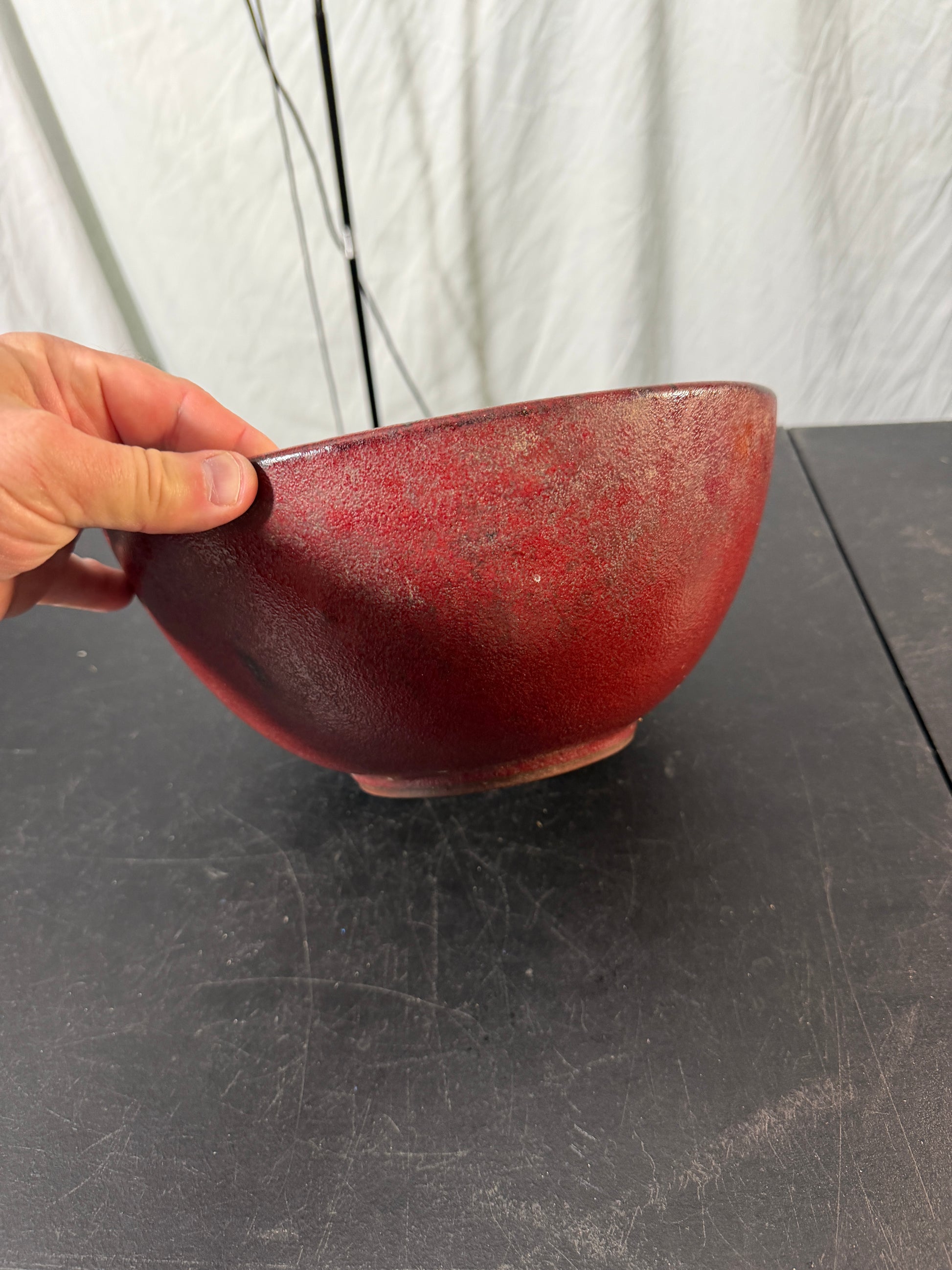 Red Ceramic Bowl - photo 2