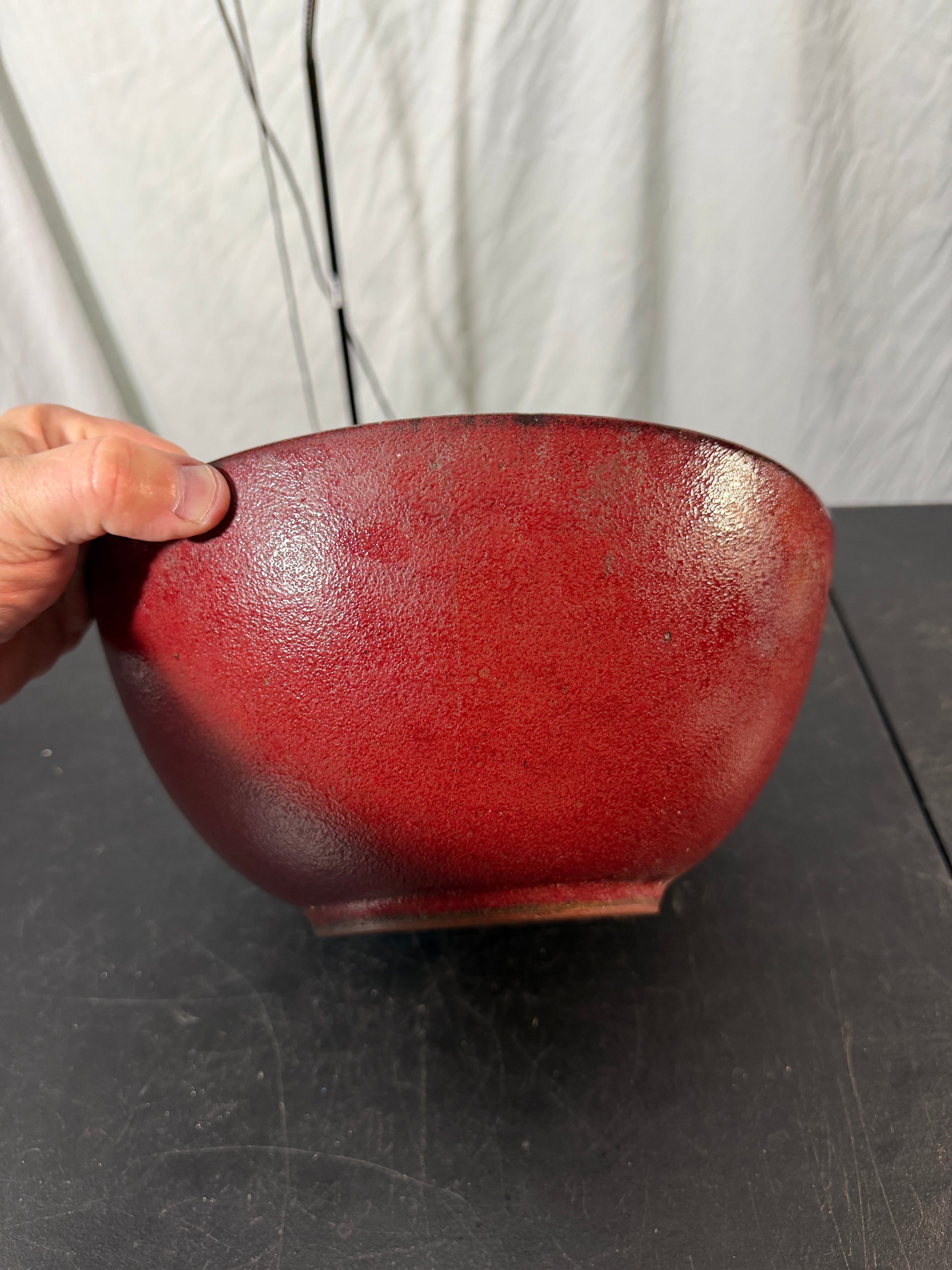 Red Ceramic Bowl - photo 4